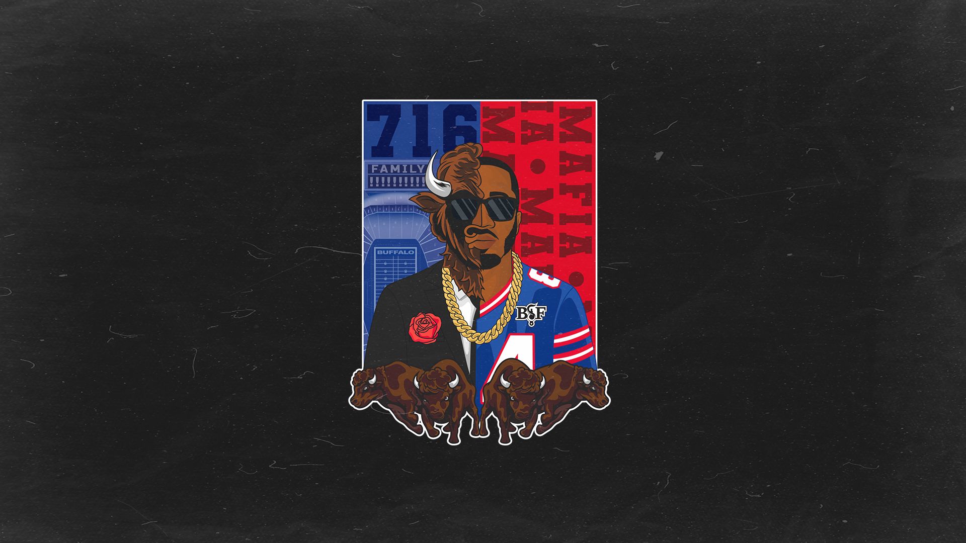 Happy Wallpaper Wednesday Bills Mafia. Did an iOS16 depth effect wallpaper  of Stefon (high res in comments) : r/buffalobills