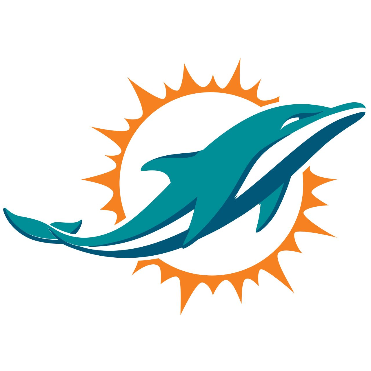 January 9, 2023, New York, USA. Emblems of football clubs participating in  the NFL playoffs Miami Dolphins and Buffalo Bills Stock Photo - Alamy