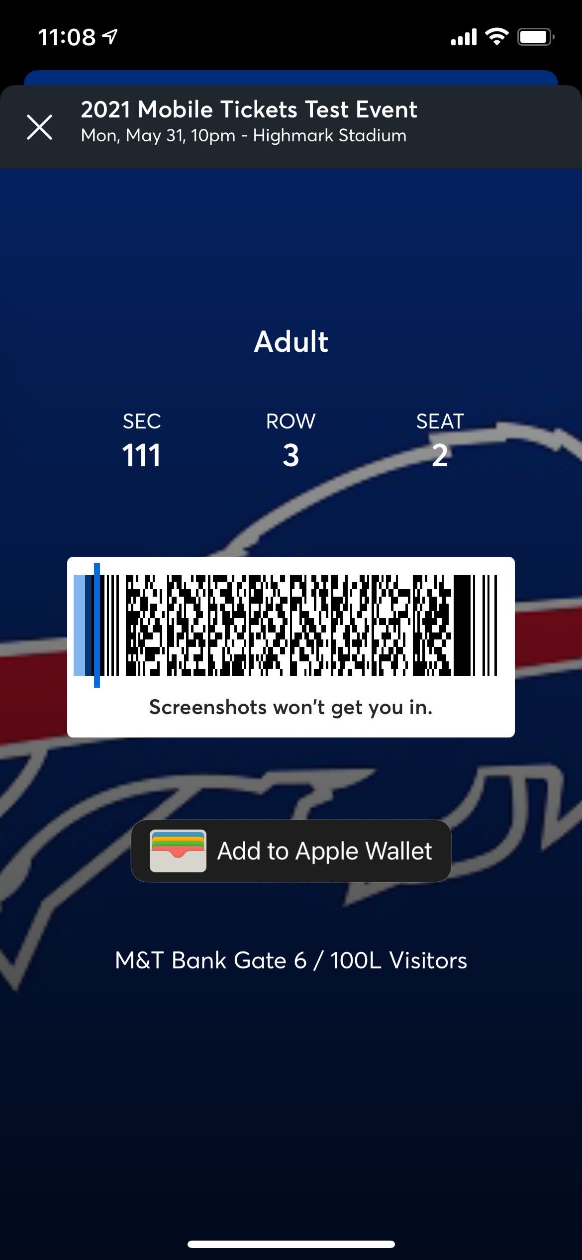Genoplive aften rør Buffalo Bills Mobile Ticketing | Buffalo Bills - buffalobills.com