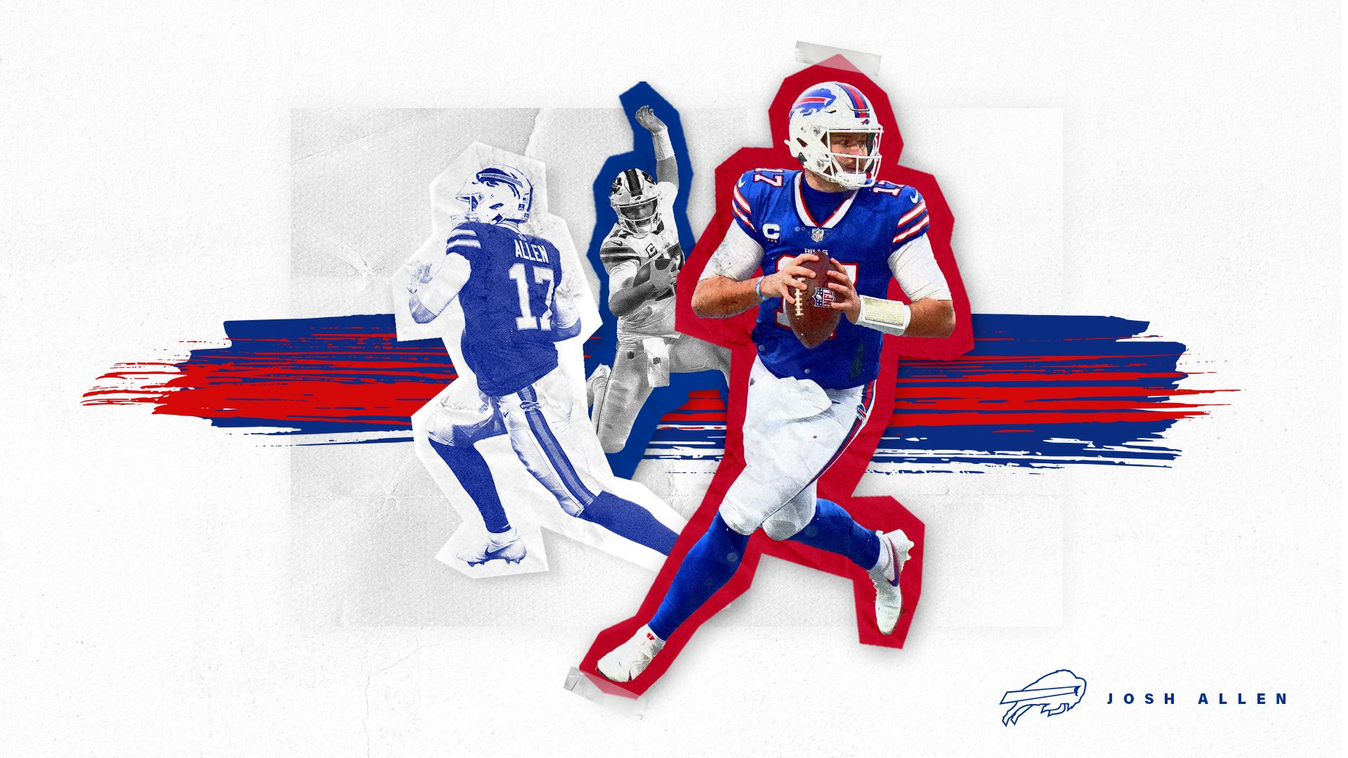 Josh Allen Original Wallpaper : buffalobills  Buffalo bills, Buffalo bills  stuff, Nfl football art