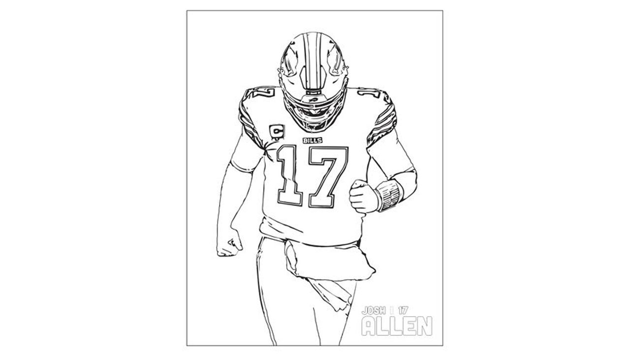 Buffalo Bills Coloring Pages Printable