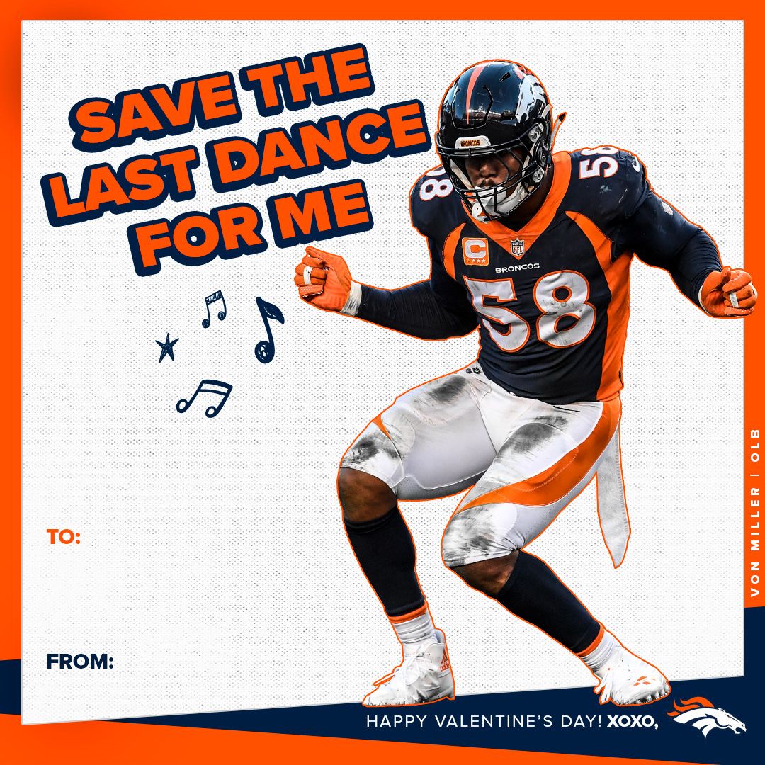 Denver Broncos | Valentines Cards