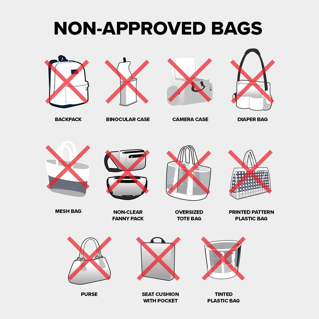 NFL bag policy.  Nfl bag, Stadium bag, Football bag