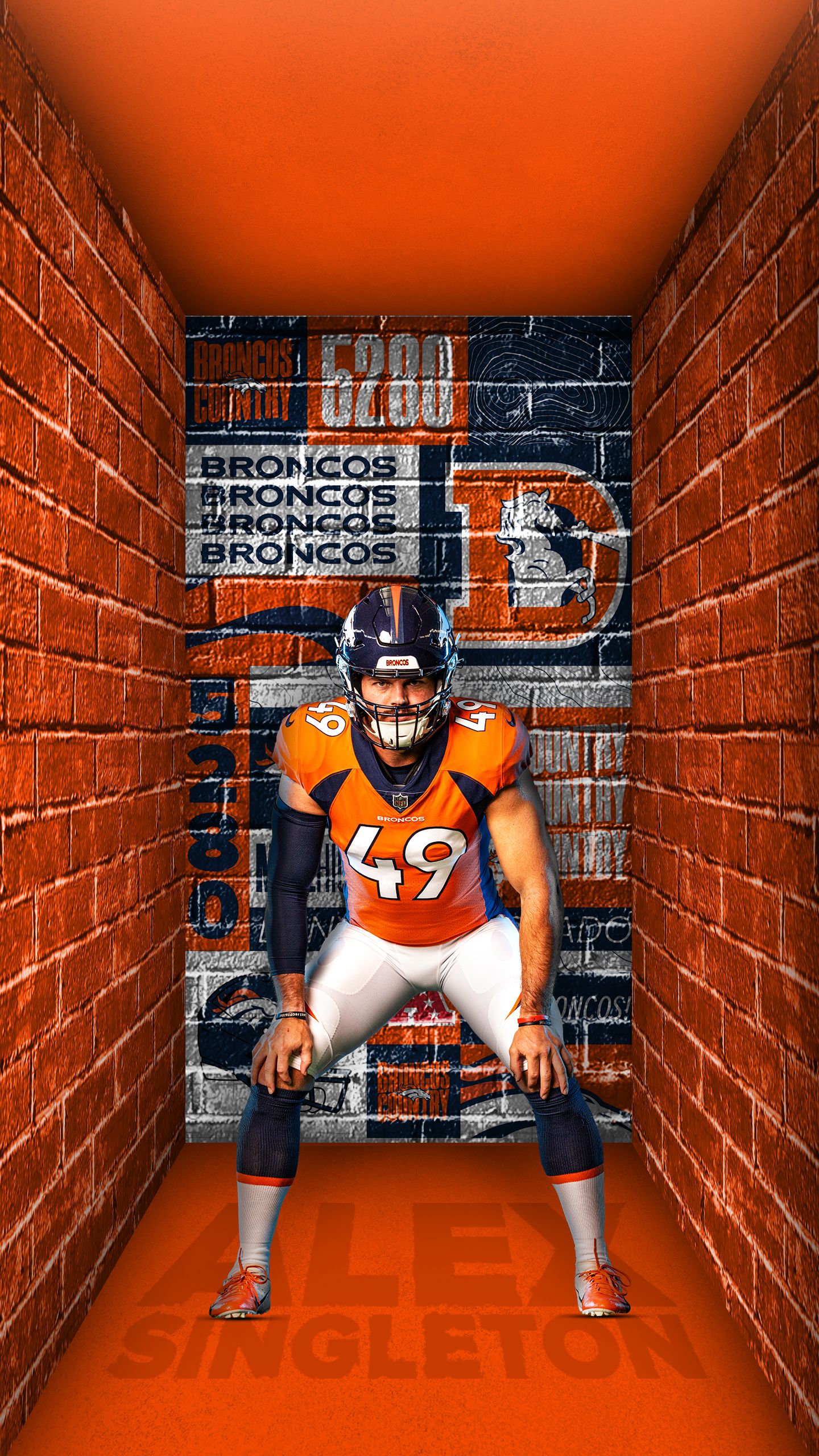 2014 Denver Broncos Schedule Wallpaper by DenverSportsWalls on