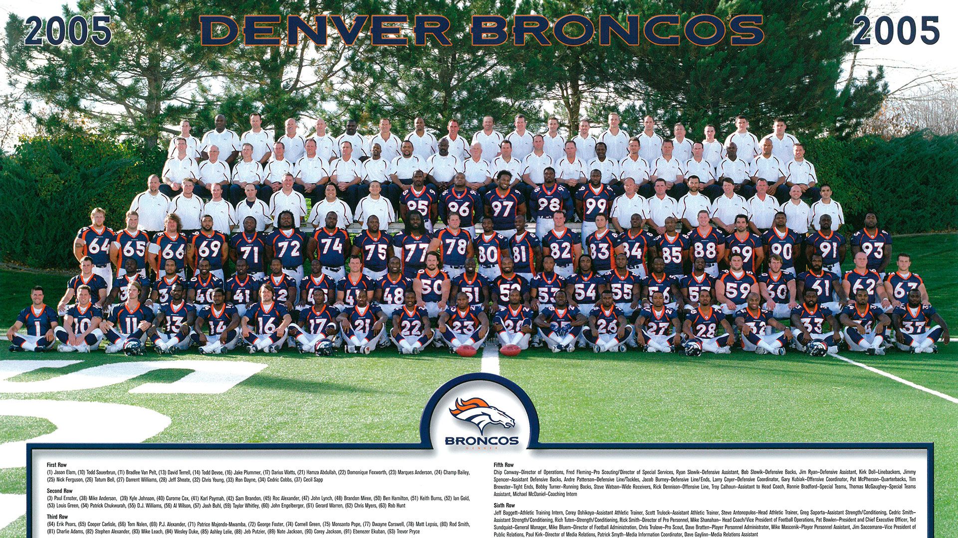 Denver Broncos Team Photo