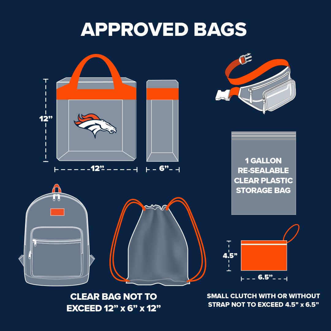 Denver Broncos Clear Bag Policy