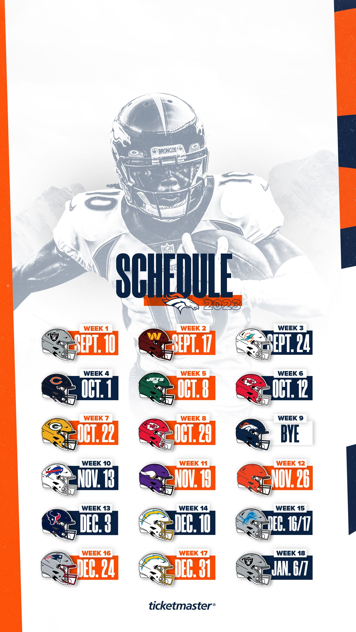 Denver Broncos Schedule 2022 