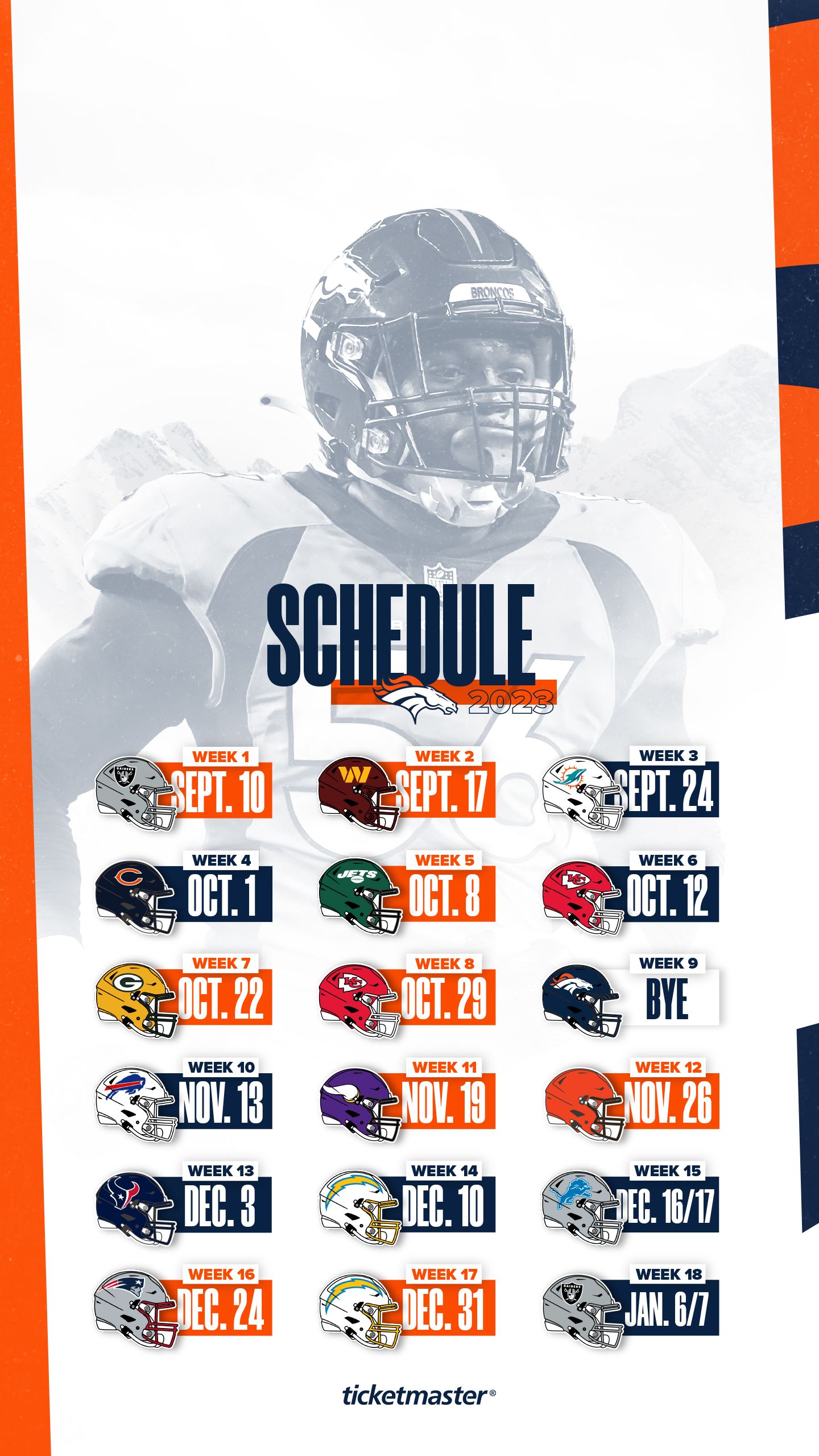 Denver Broncos Schedule 2022 