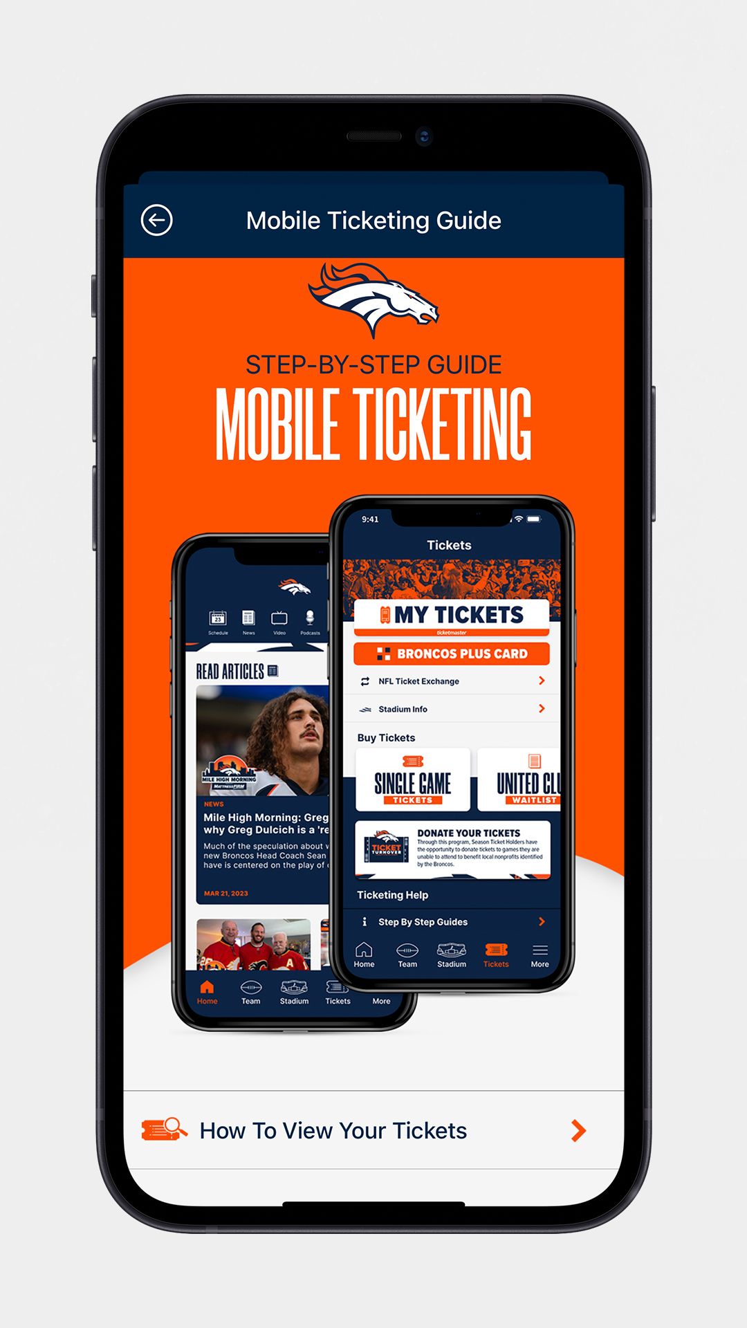 Denver Broncos going mobile-only for tickets