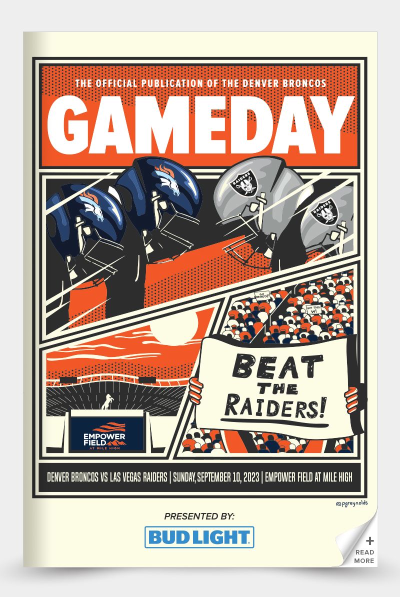 Read the 2023 Raiders vs. Broncos Gameday Program