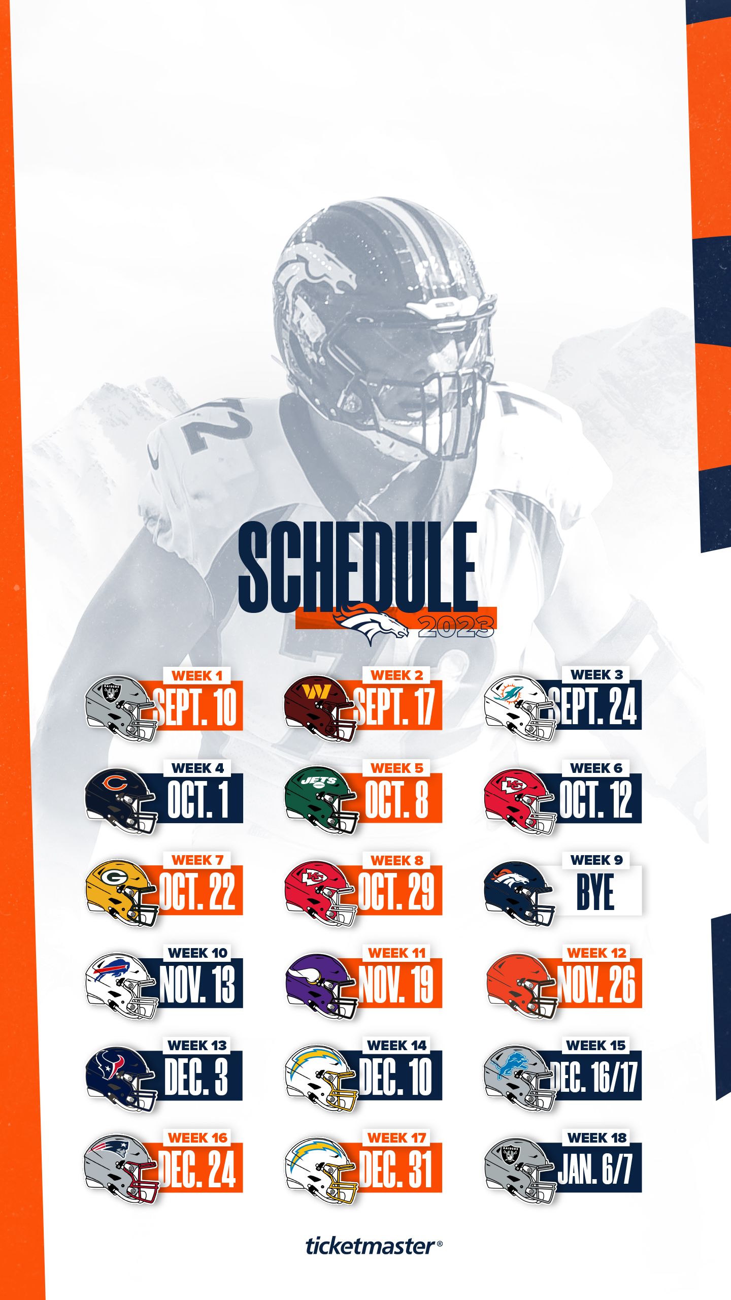 2019 Cincinnati Bengals Schedule: Downloadable Wallpaper