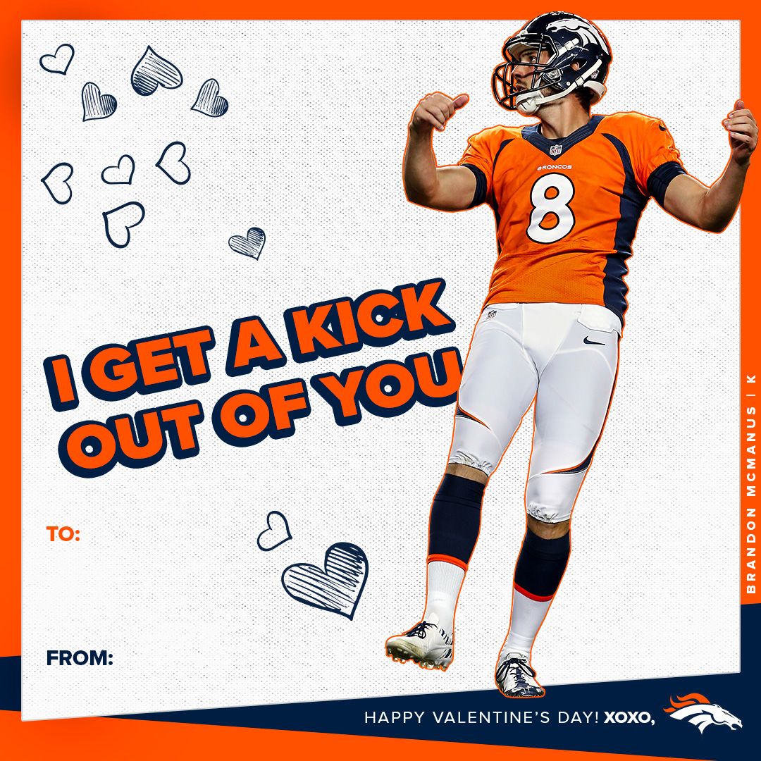 Broncos Valentine Box - JoshByers.com  Valentine box, Valentine day boxes,  Denver broncos football