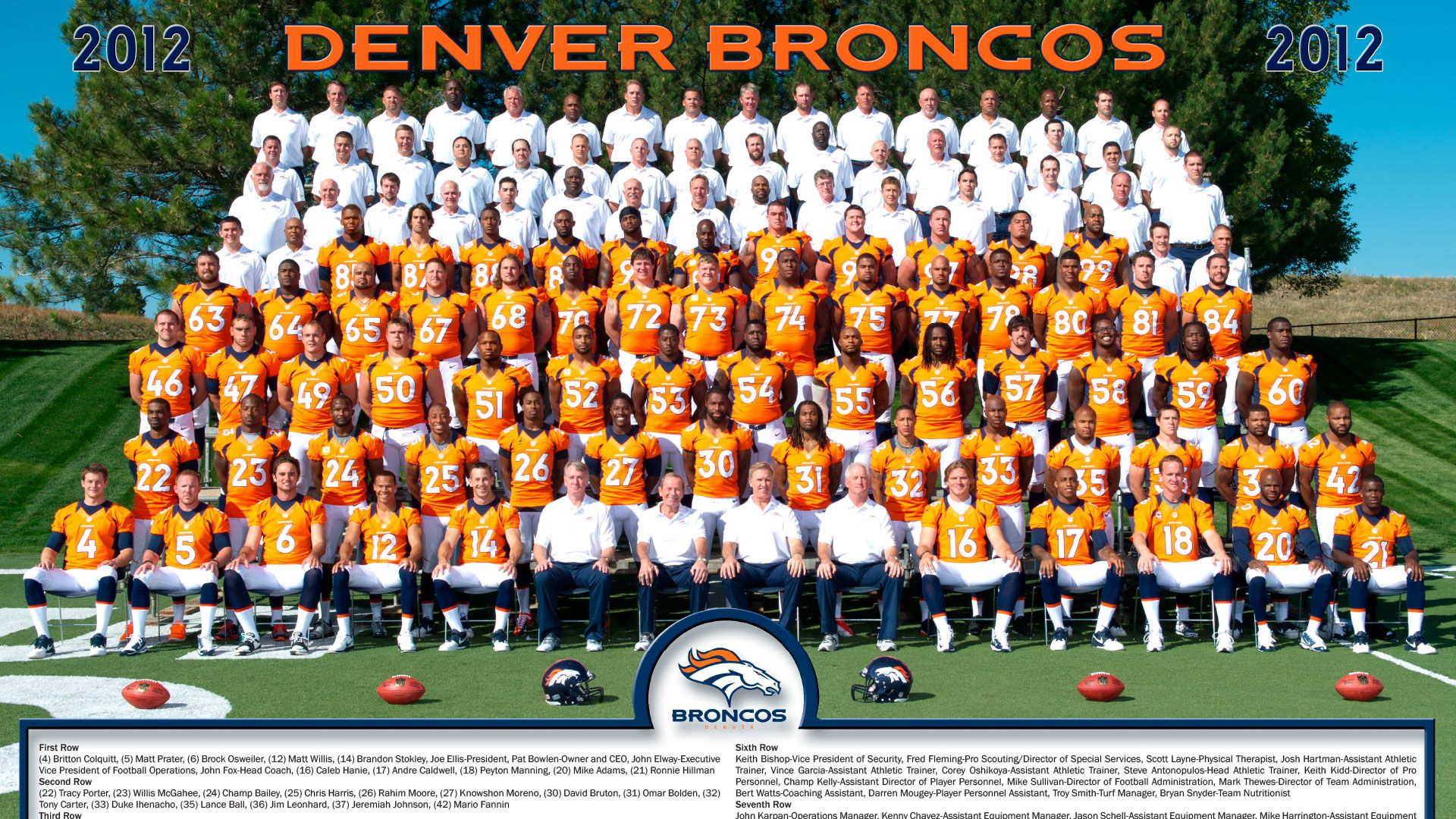 Denver Broncos Team Photo