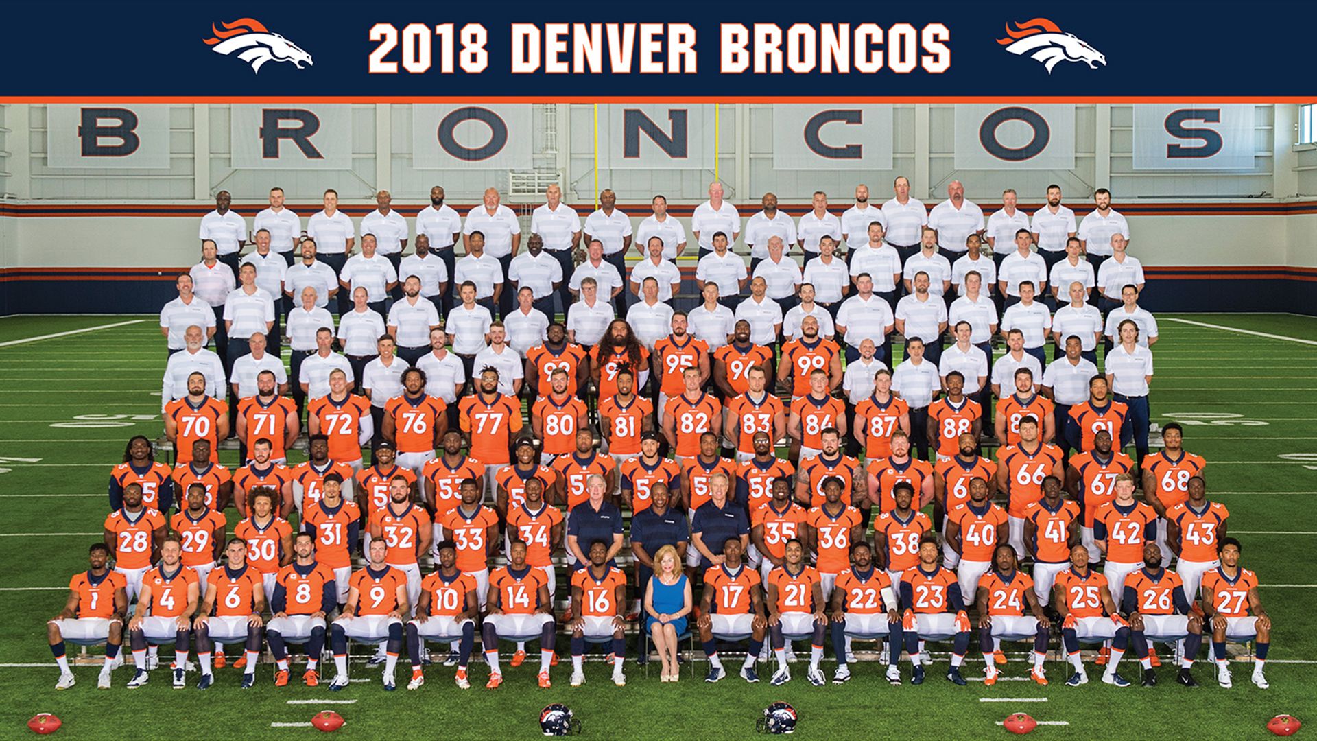 broncos current roster