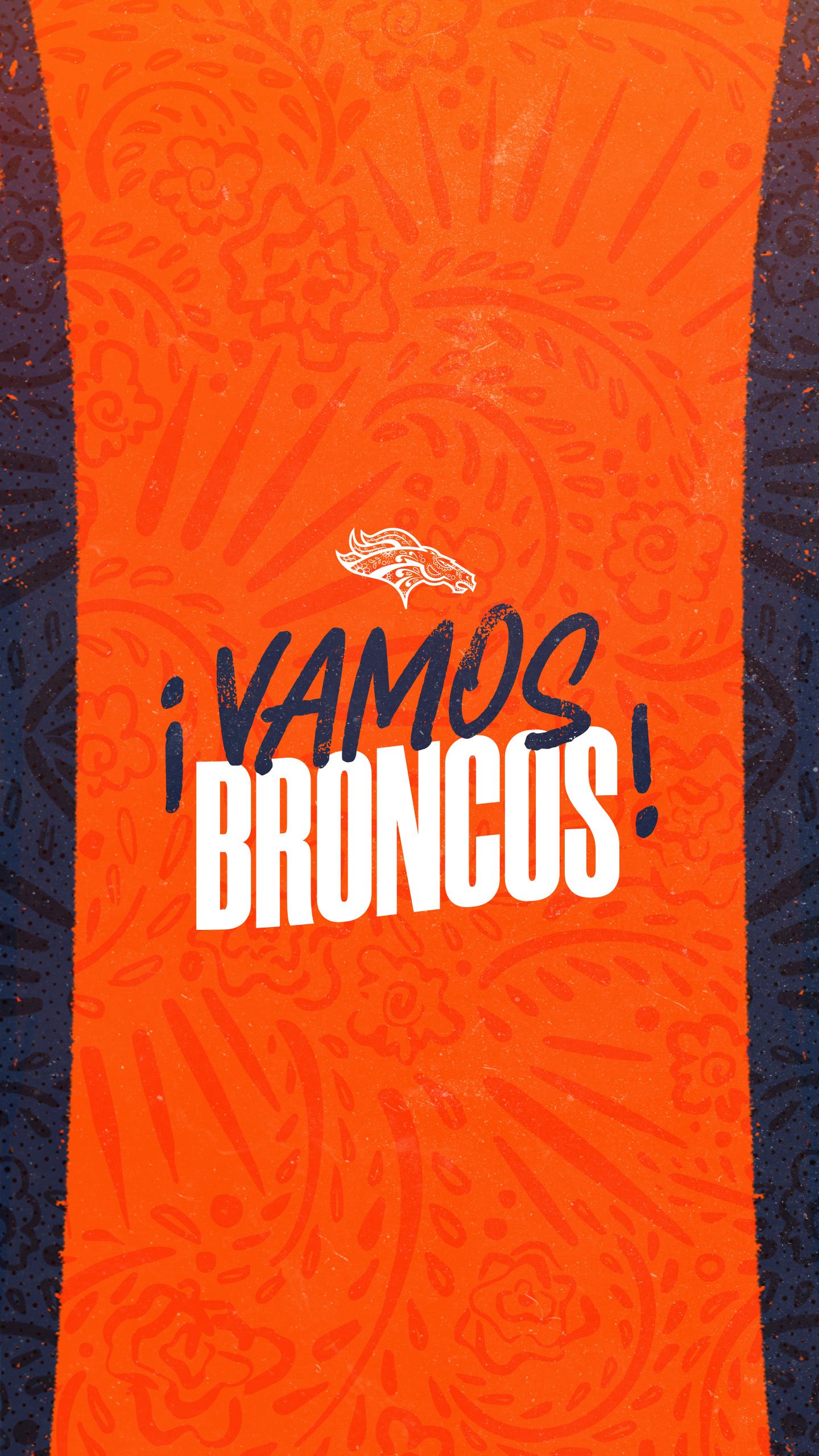 Download Vamos Broncos mobile wallpaper for iPhone