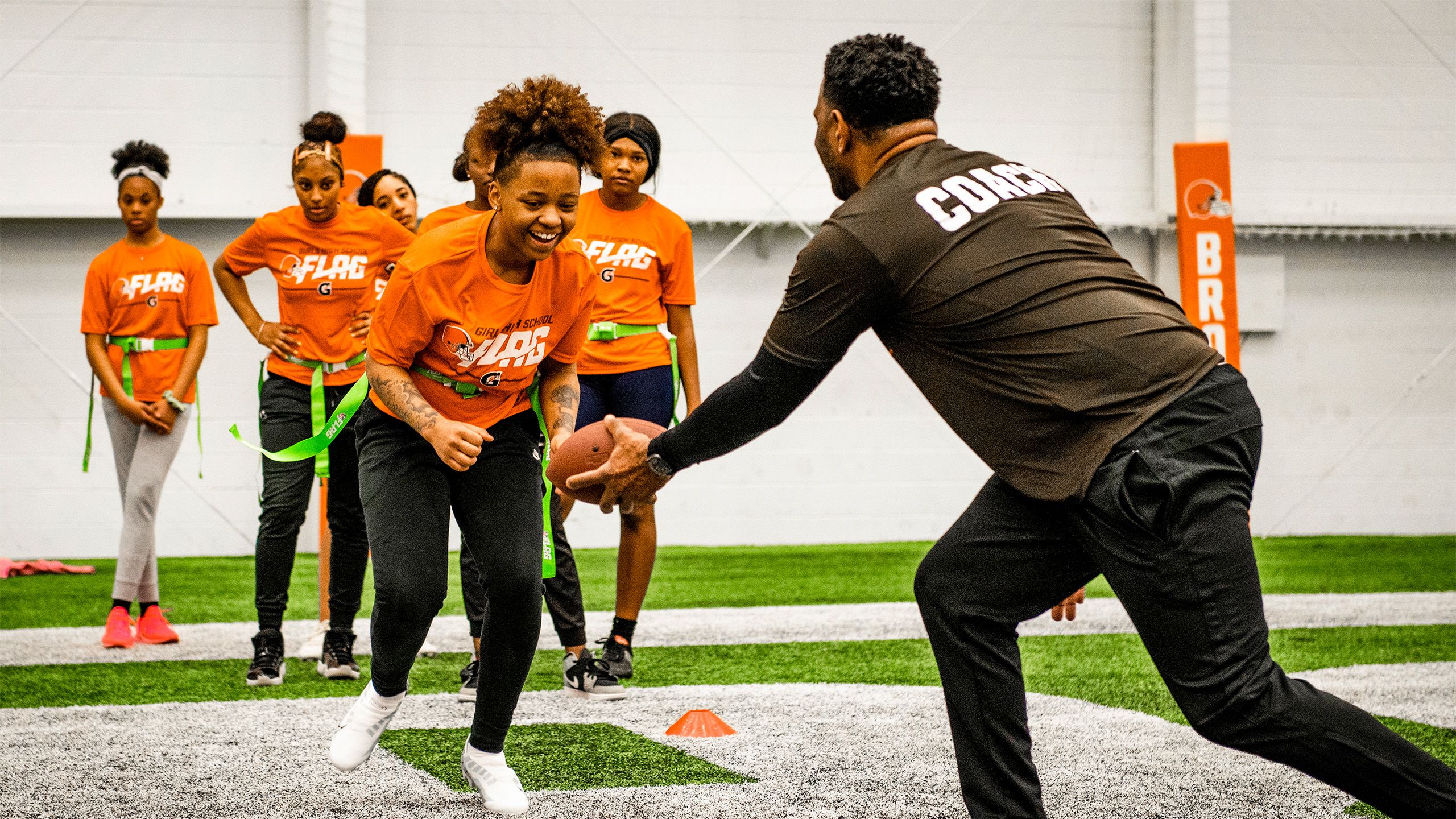 Browns Youth Football Camp helps promote a more diverse future for football  