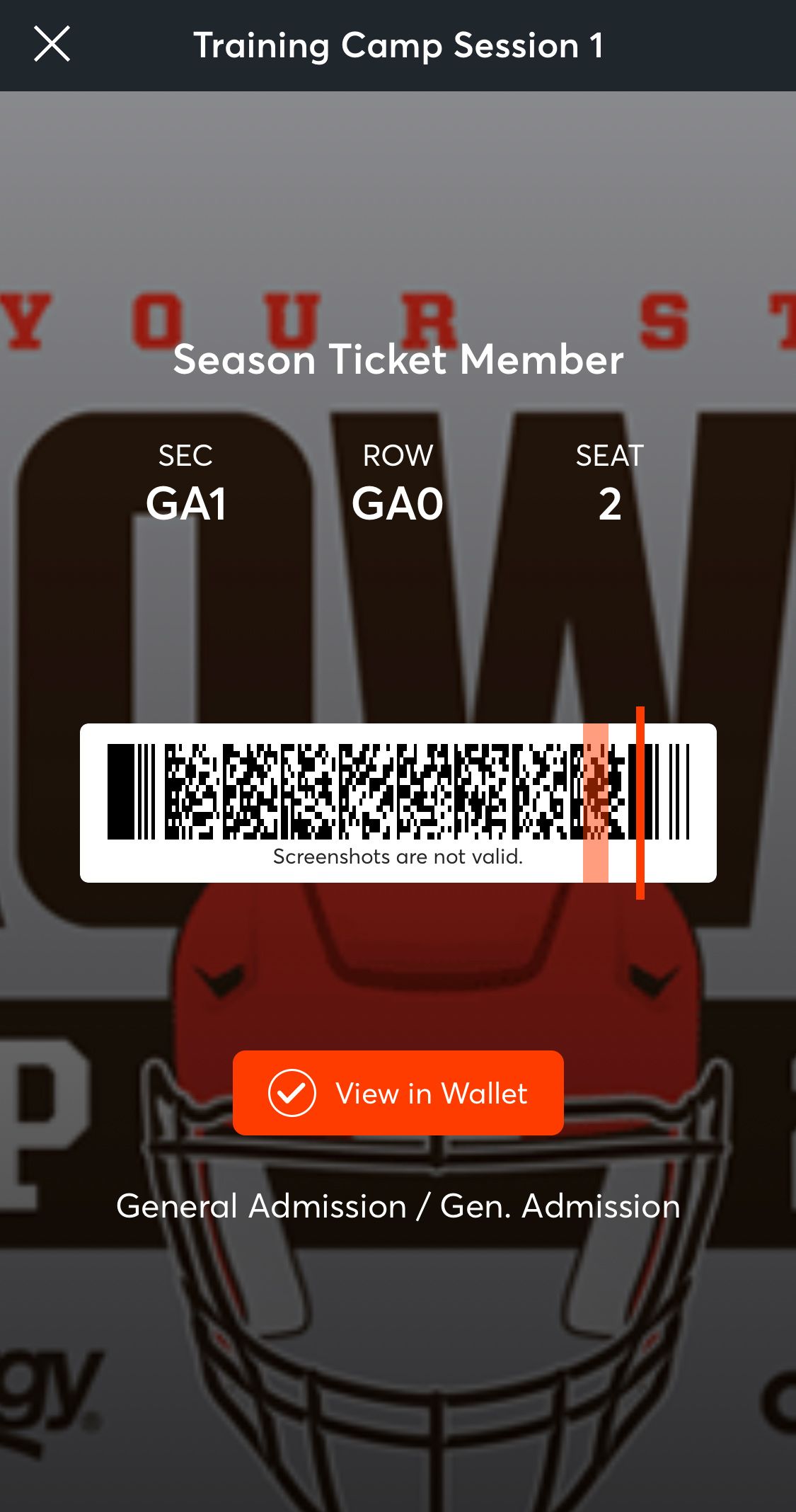 Browns Mobile Ticketing Information Cleveland Browns