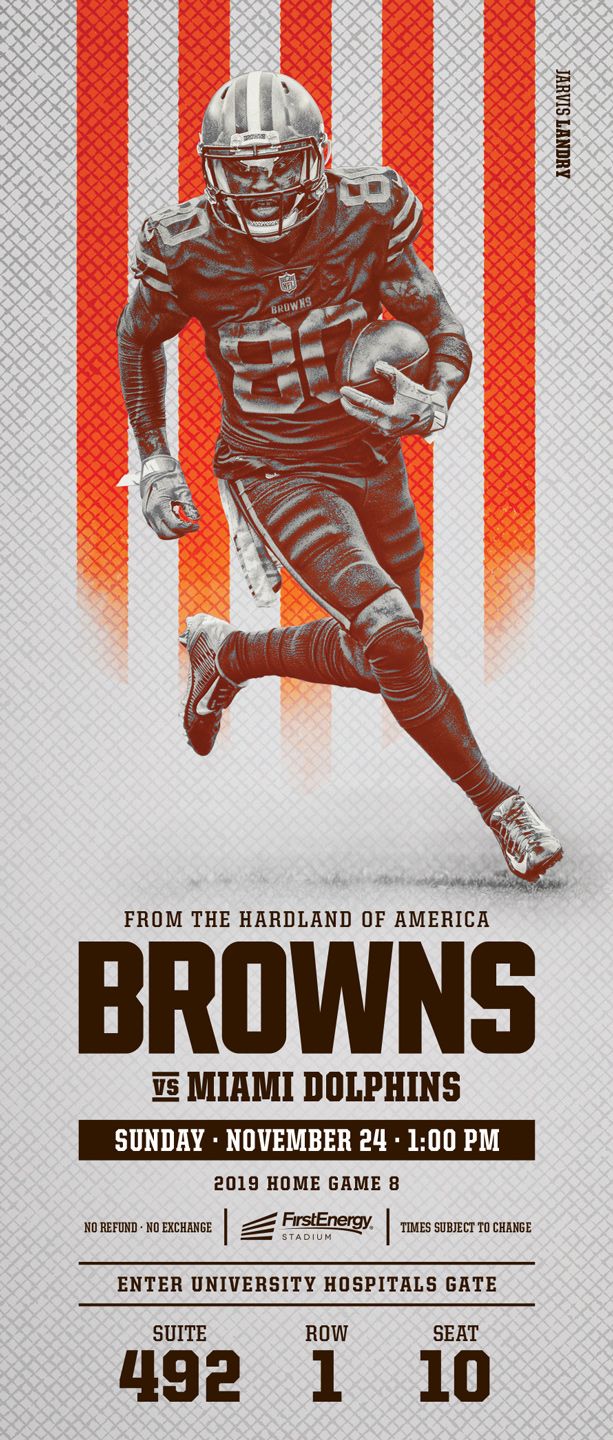 Cleveland Browns Game Ticket Gift Voucher