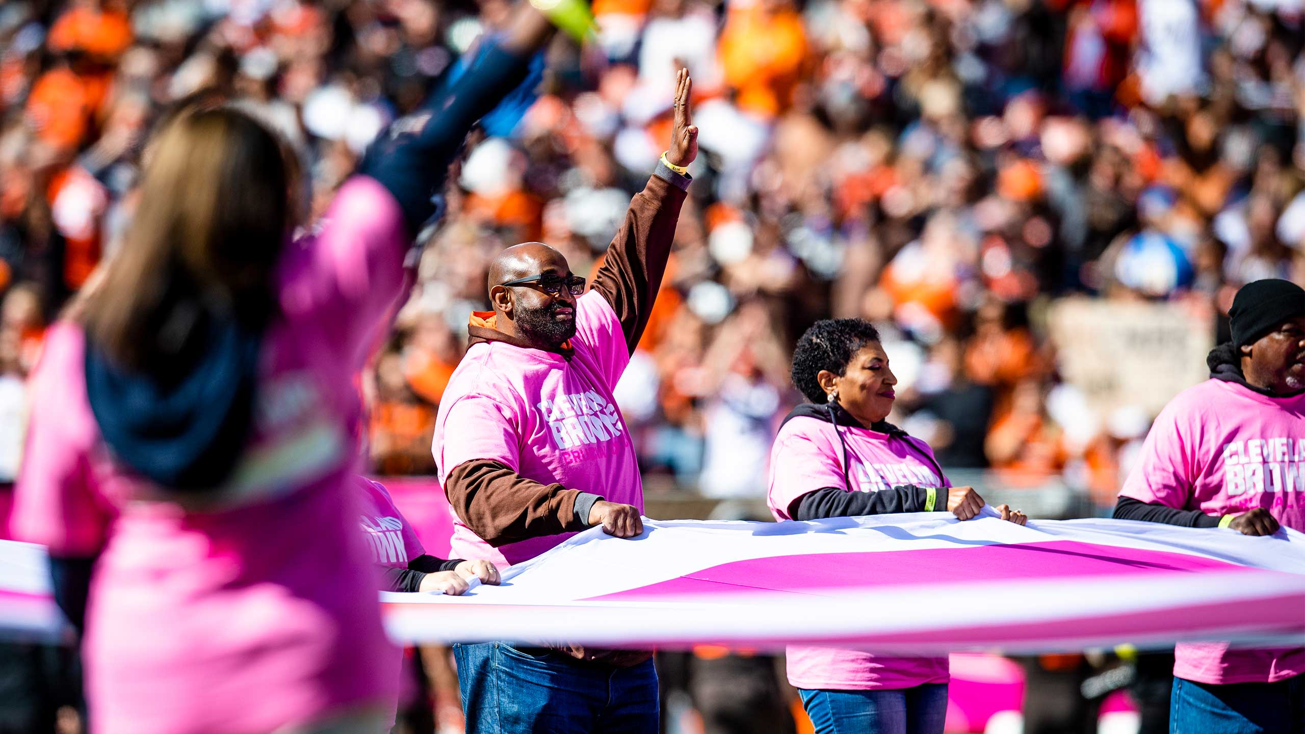 New Cleveland Browns Crucial Catch apparel, hats raise money for cancer  research 