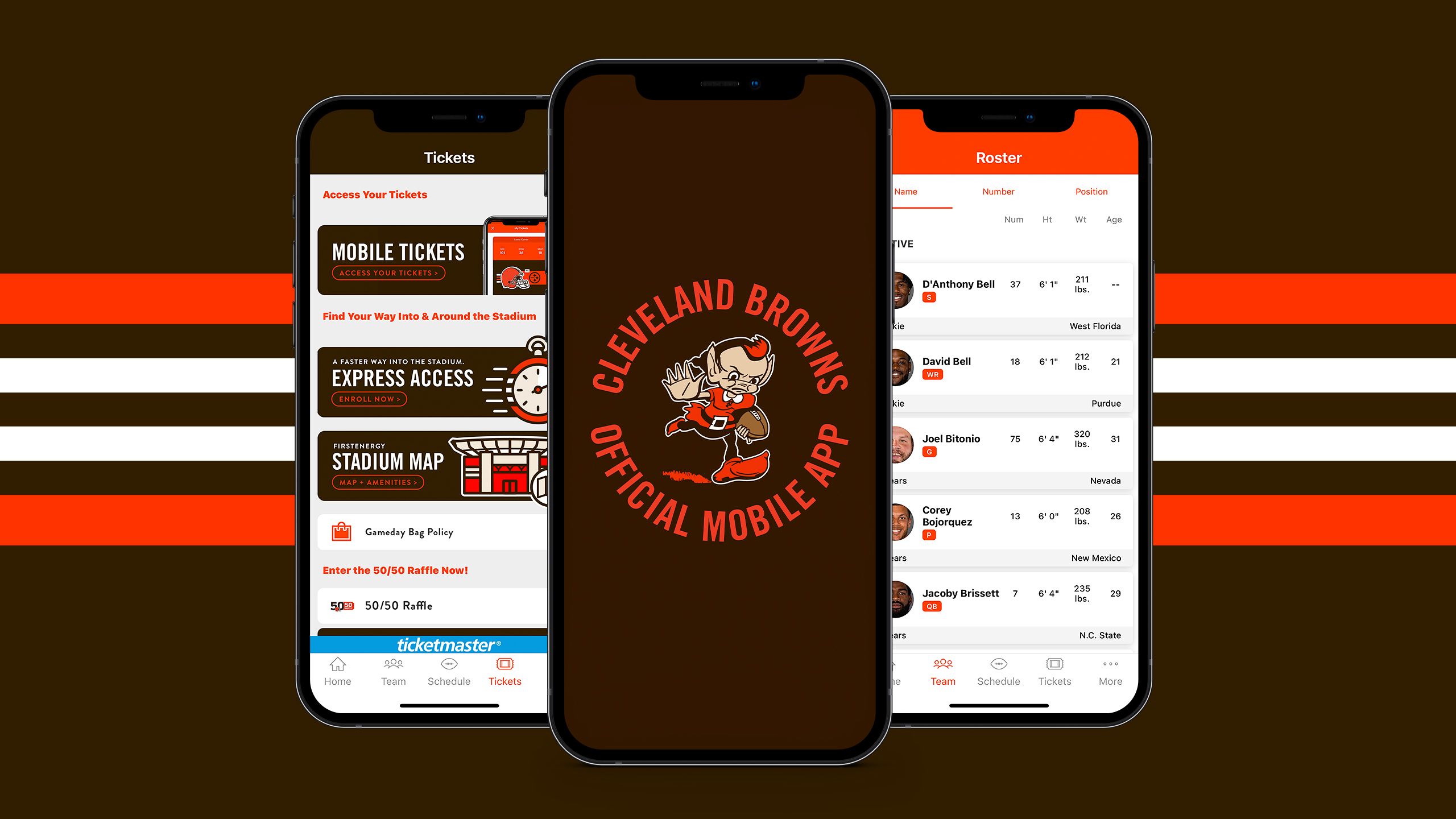 Browns Mobile Ticketing Information  Cleveland Browns 