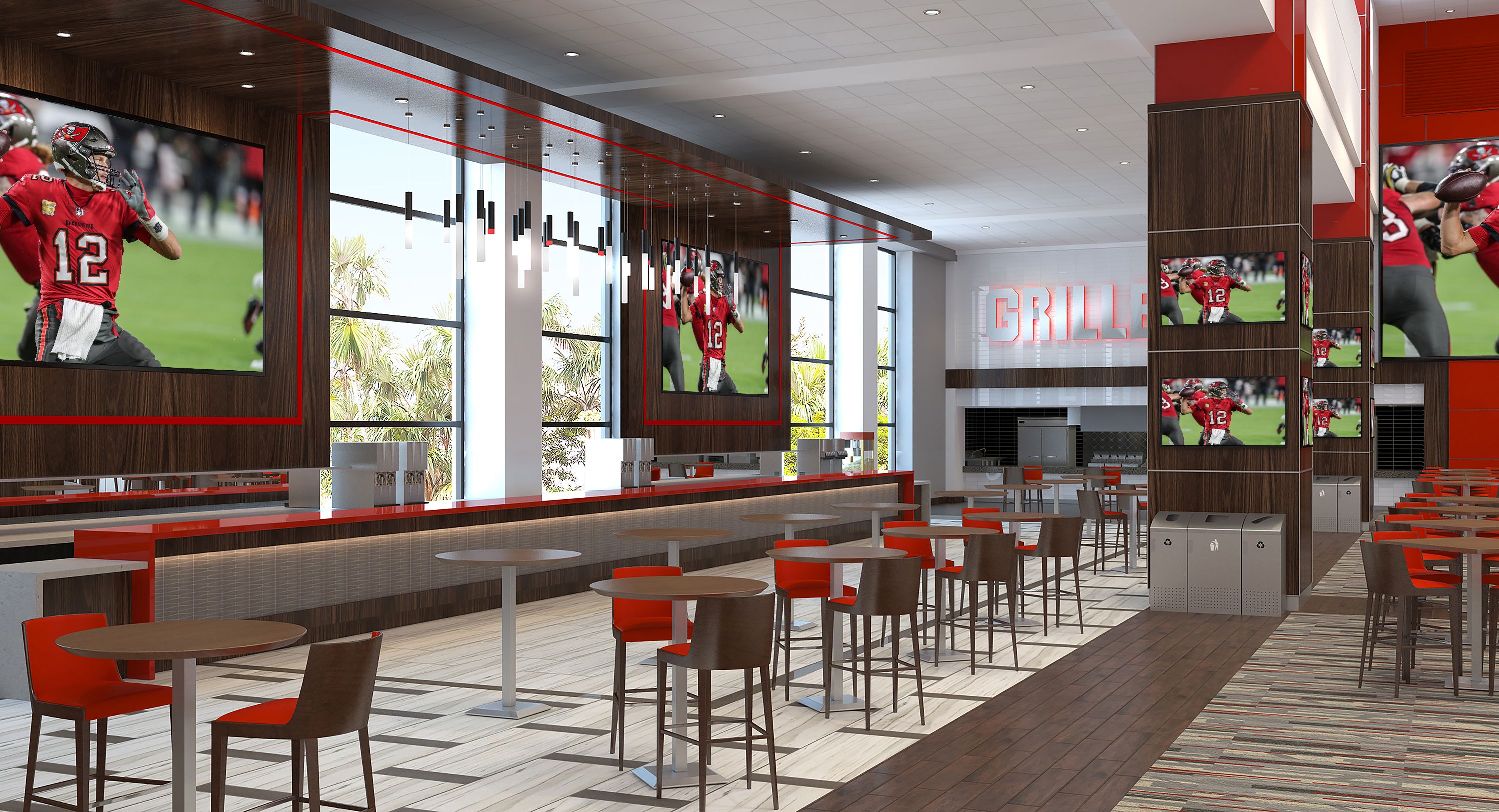 Buccaneers East Stadium Club Tampa Bay Buccaneers