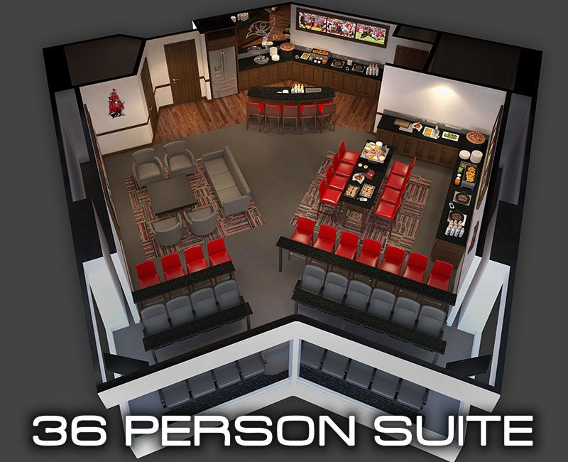 Tampa Bay Buccaneers vs. Detroit Lions Suites