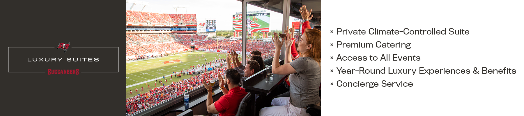 VIP seats for the renovated Buccaneers stadium