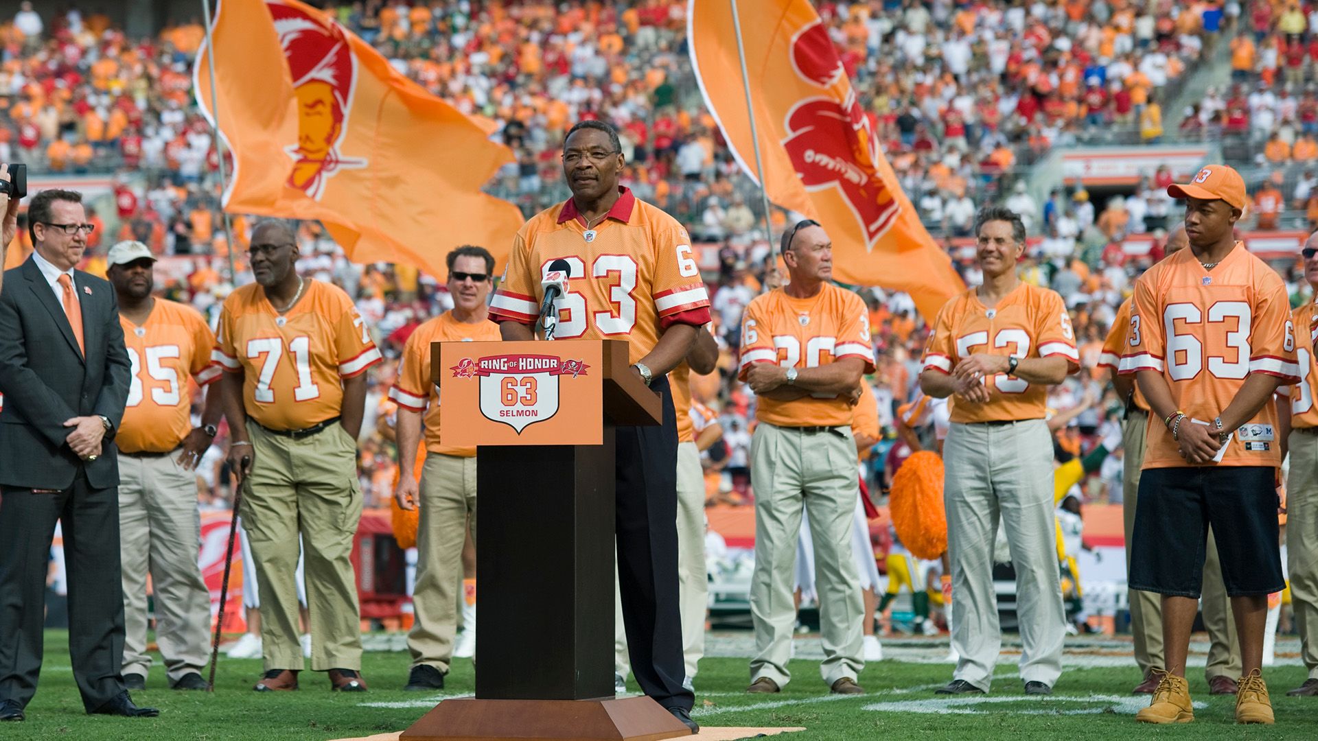 Lee Roy Selmon #63 - Tampa Bay Buccaneers Pro Football Hall of