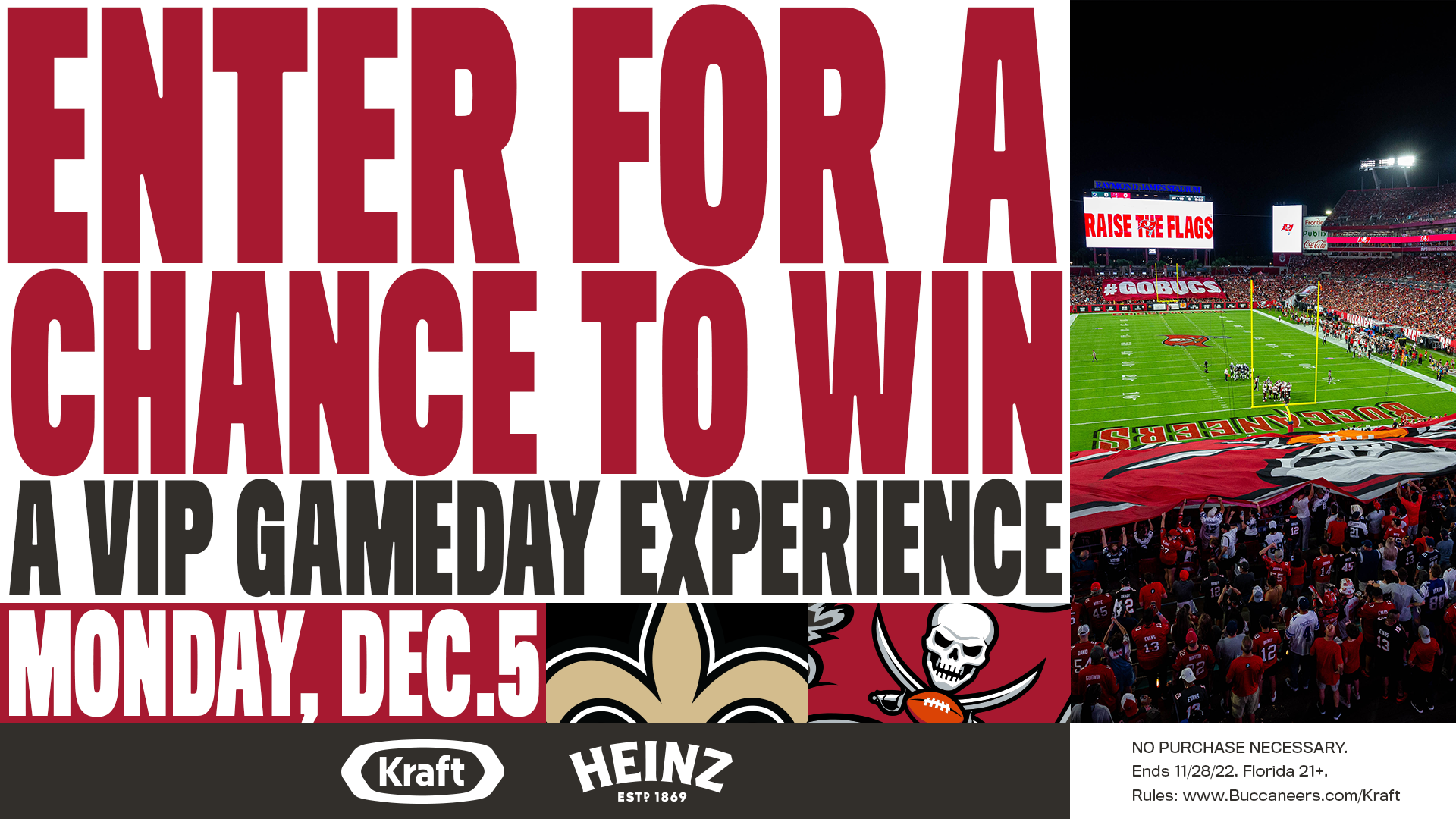 Bucs Online Sweepstakes, Contests & Promotions - Enter to win | Tampa Bay  Buccaneers