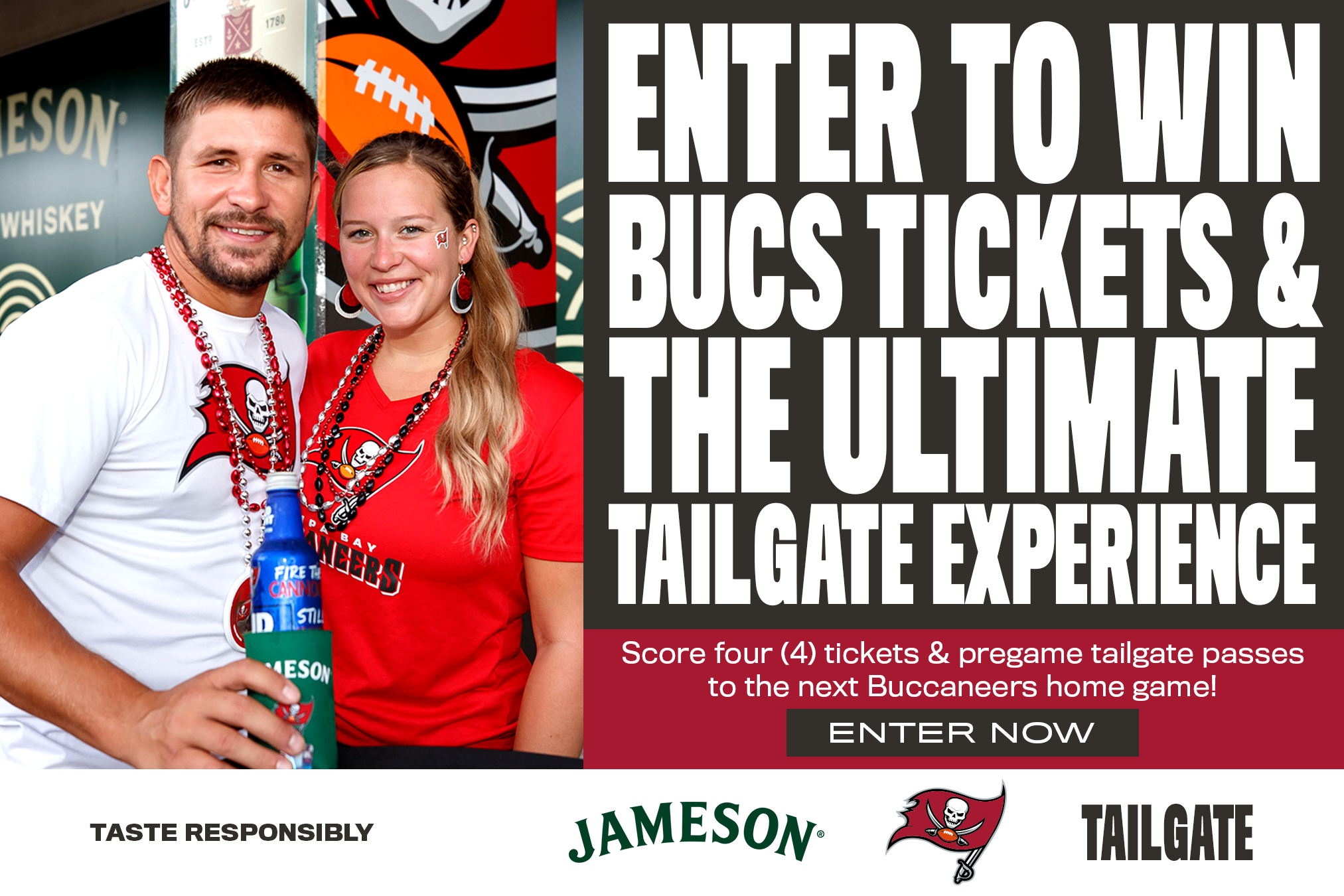 enter for a chance to win the ultimate tailgate experience
