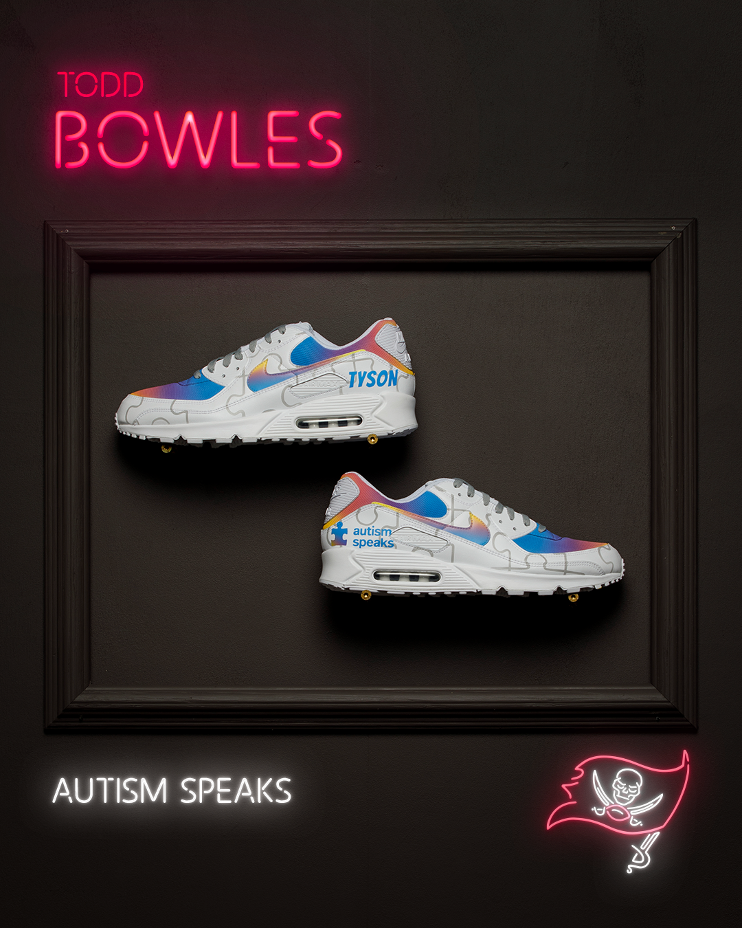 todd bowles - autism awareness