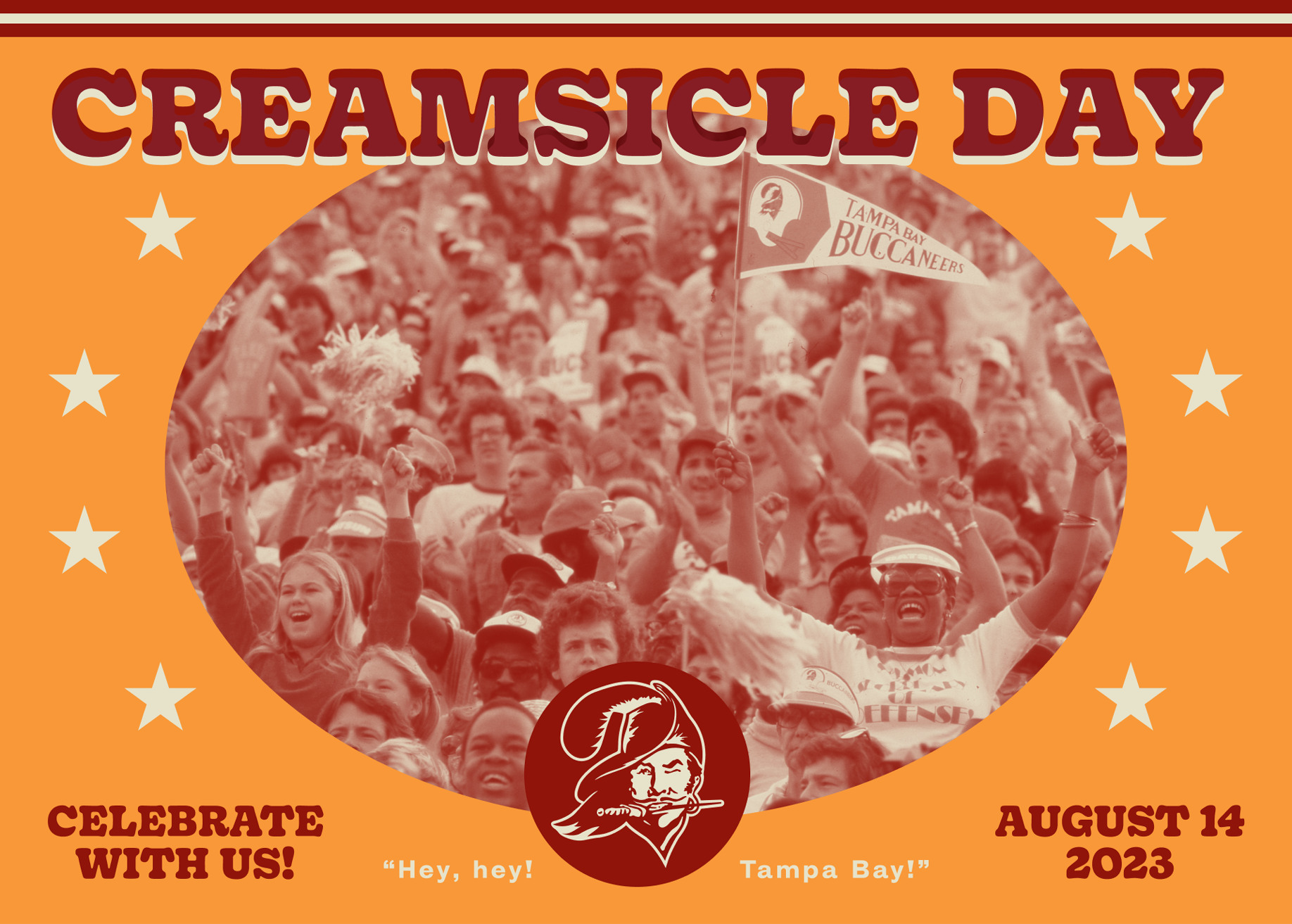 Bucs announce open practice on Creamsicle Day in Tampa - That's So Tampa