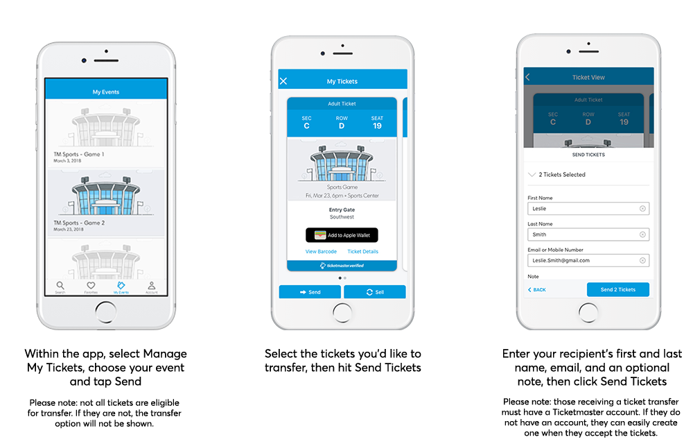 Bucs Ticket How to Guide - Adding Tickets