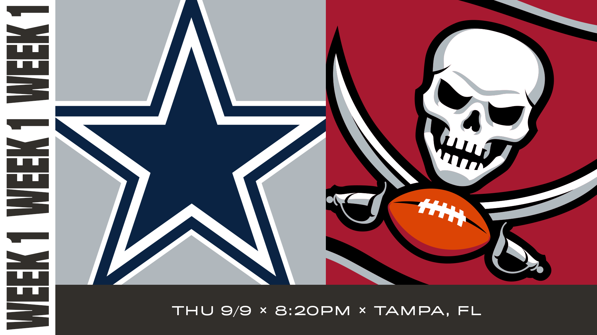 NFL 2021 Season - Week 1 - Dallas Cowboys vs Tampa Bay Buccaneers - 1080p 