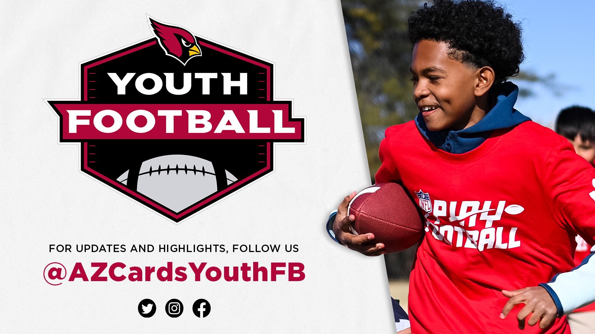 : Franklin Sports NFL Arizona Cardinals Football - Kids