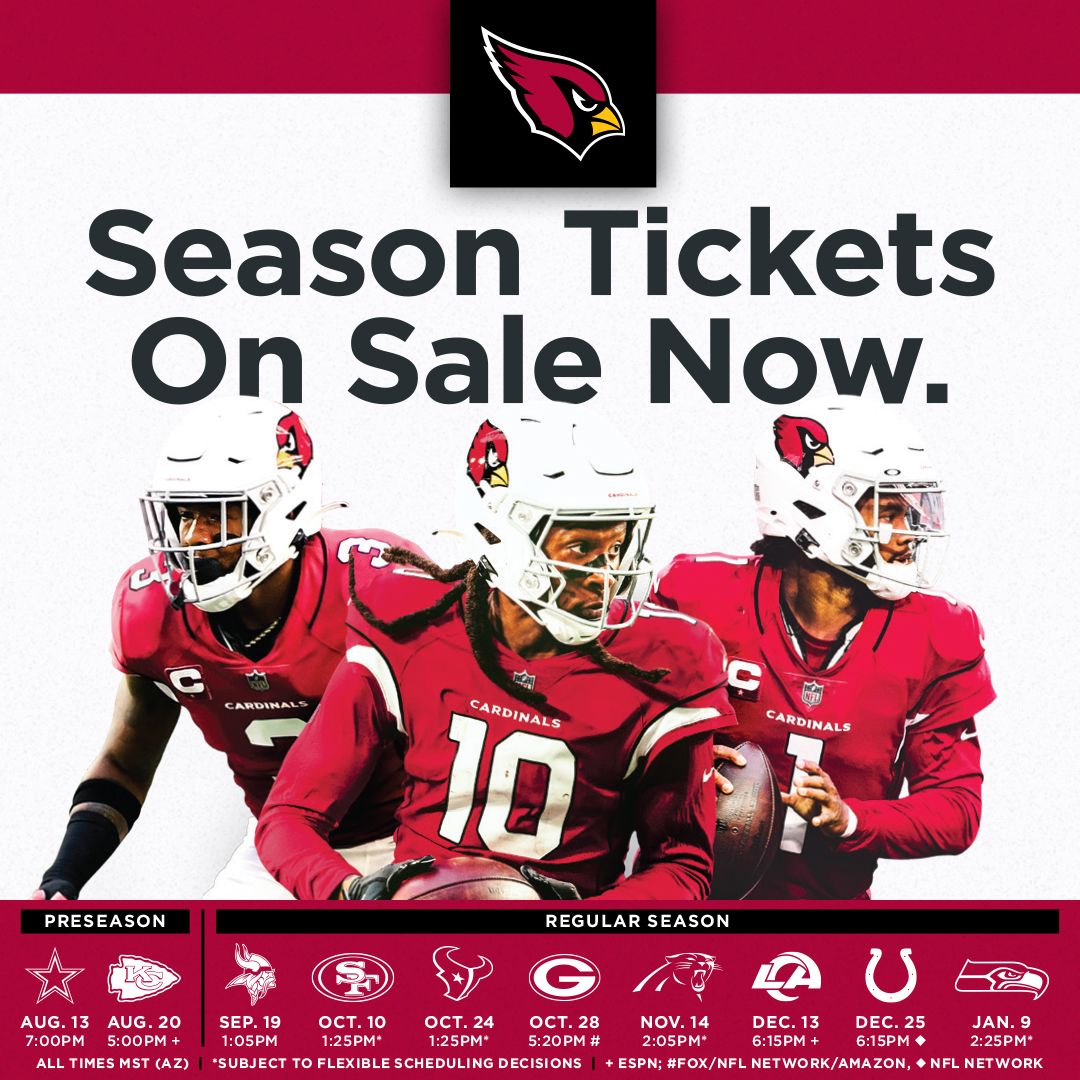 Arizona Cardinals Season Tickets