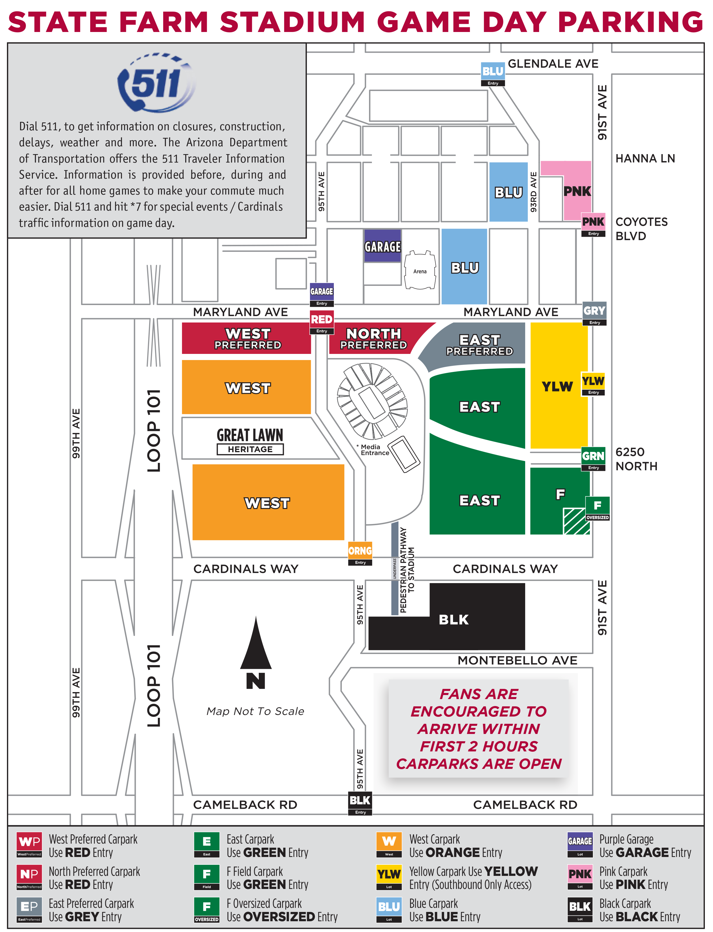 Arizona Cardinals Stadium Seating Chart