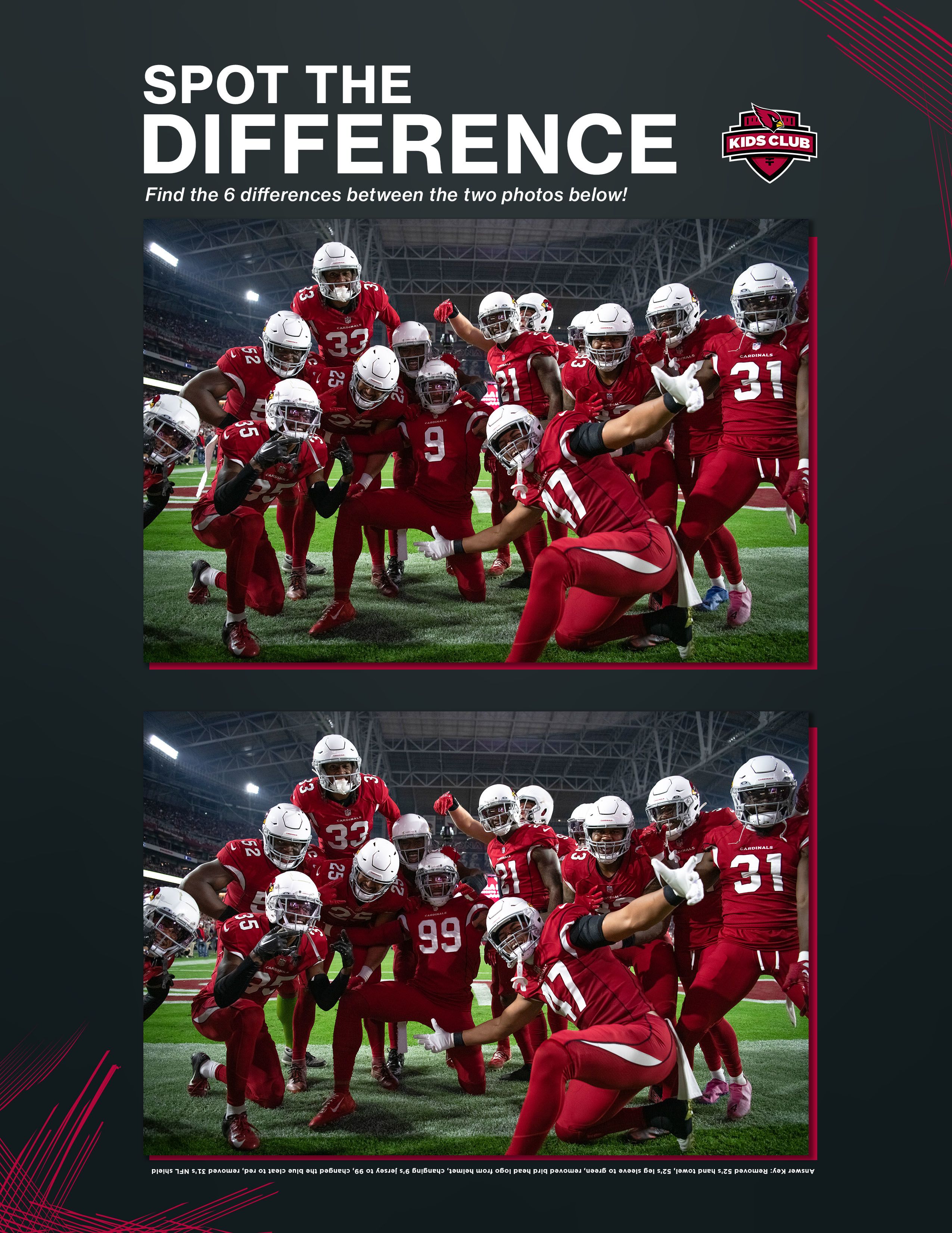 MasterPieces Sports Games - Arizona Cardinals NFL Matching Game - Game for  Kids and Family - Laugh and Learn