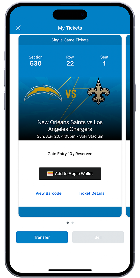 chargers game tickets