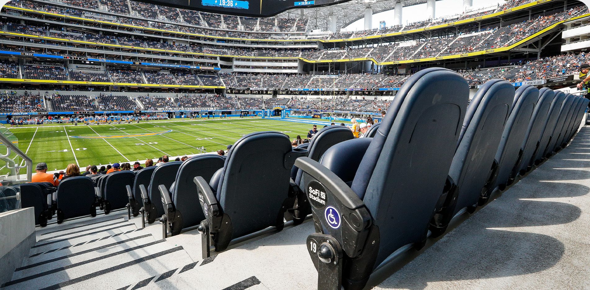 SoFi Stadium Map  Los Angeles Chargers 