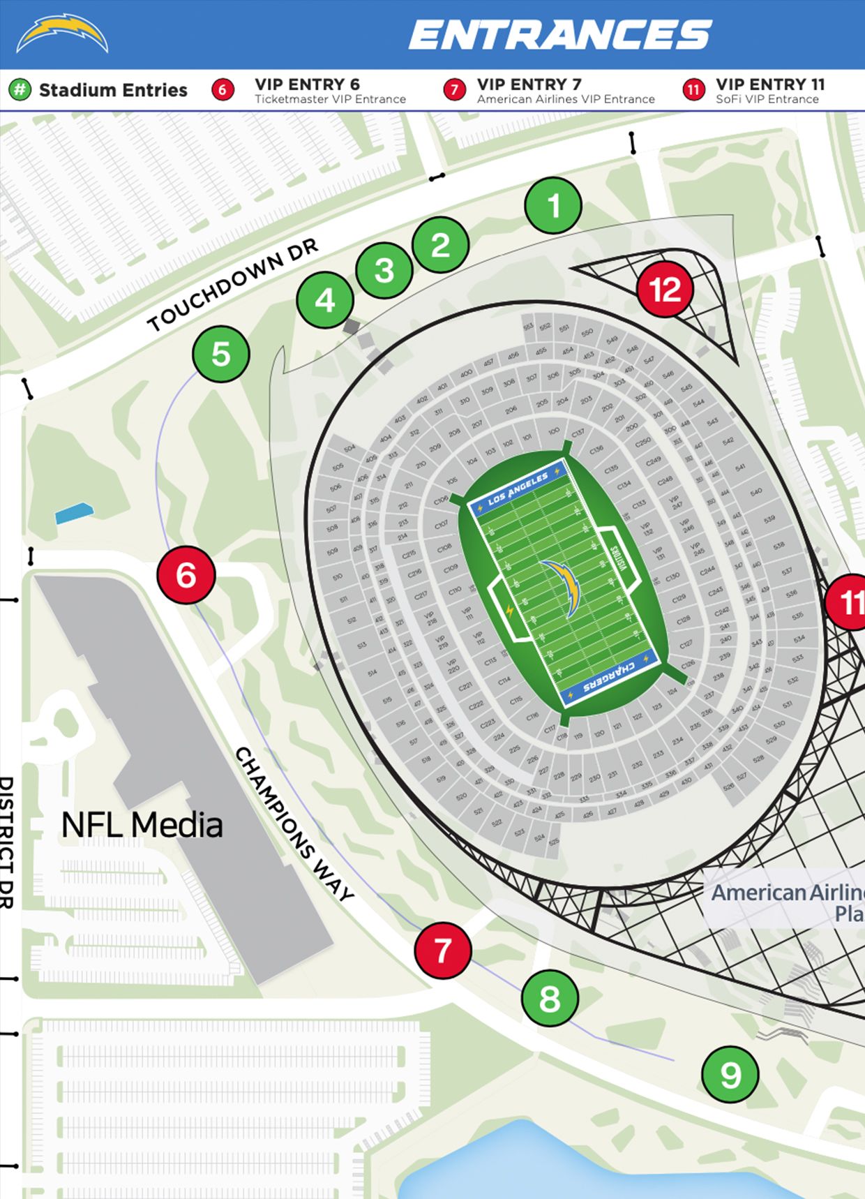 SoFi Stadium Seating Charts 