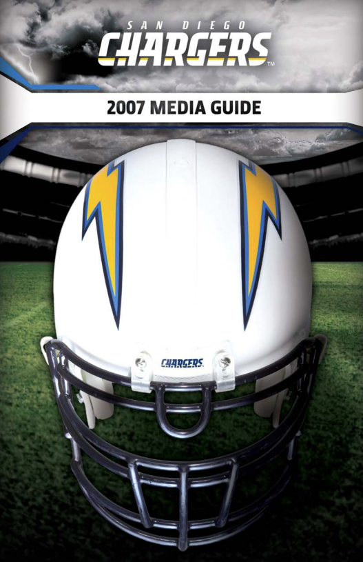 San Diego Chargers 1982 Official Media Guide Great Condition Nice