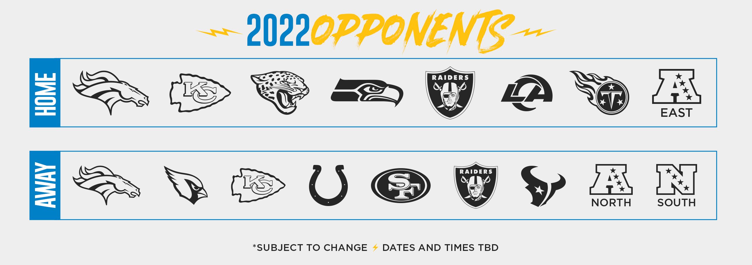 Chargers 2022 Future Opponents Los Angeles Chargers Chargers Com