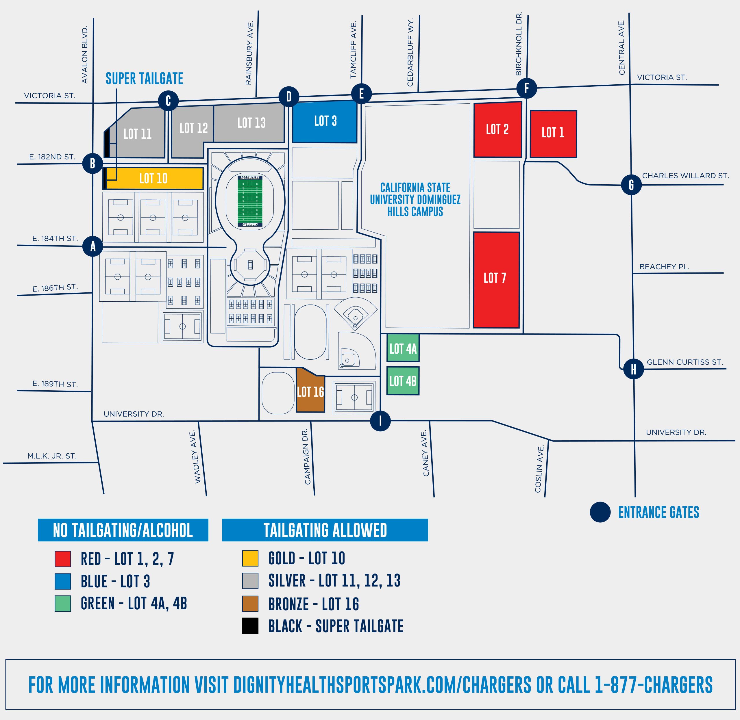 Chargers Stadium Parking Los Angeles Chargers Chargers Com