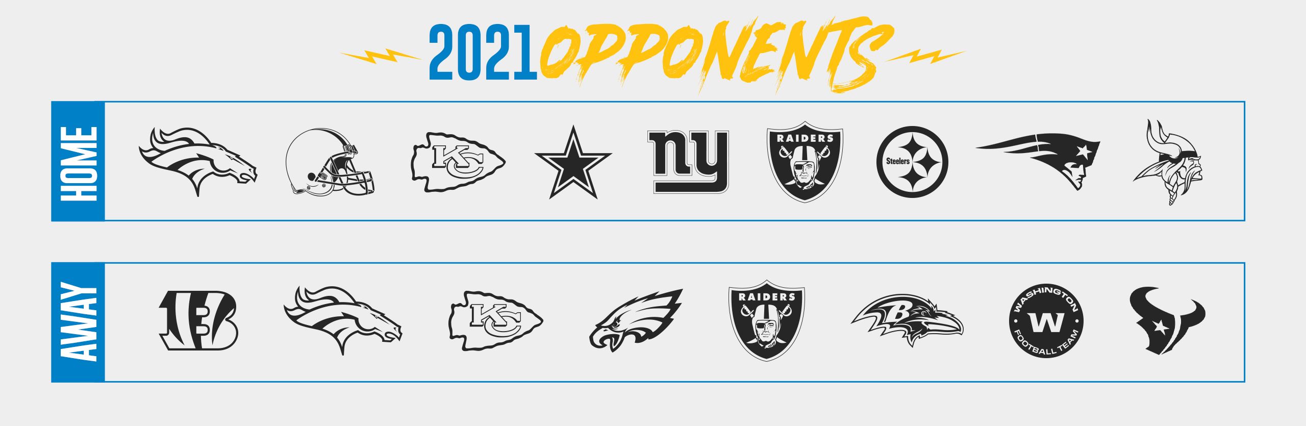 2021 chargers schedule