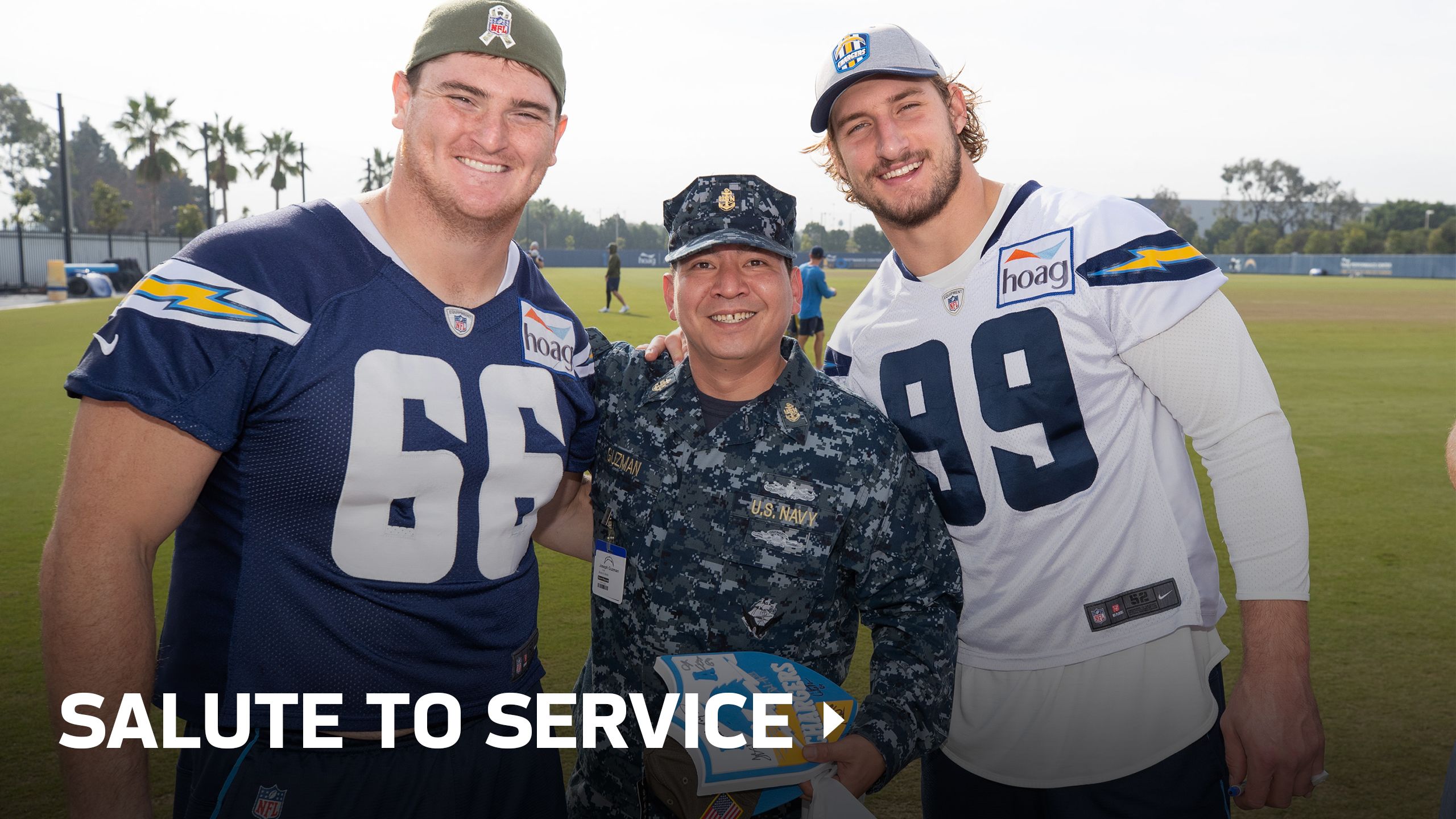 chargers military jersey