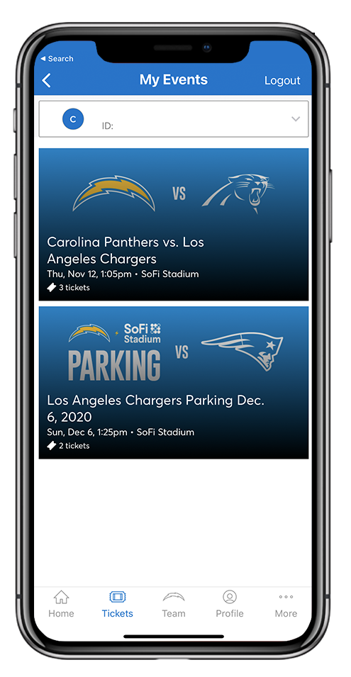 Los Angeles Chargers Ticketing Transfer Guide