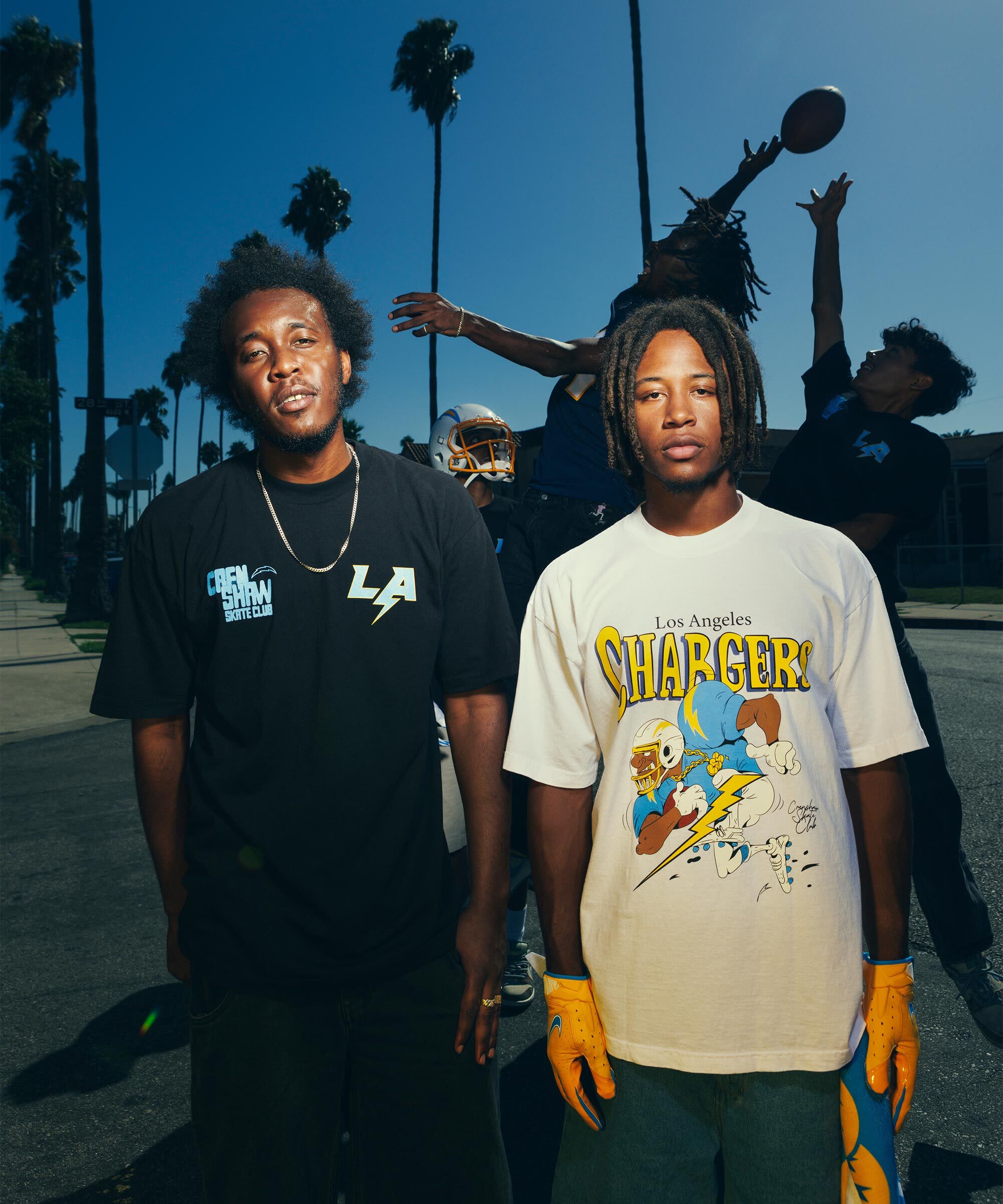 Chargers X Crenshaw Skate Club : r/Chargers