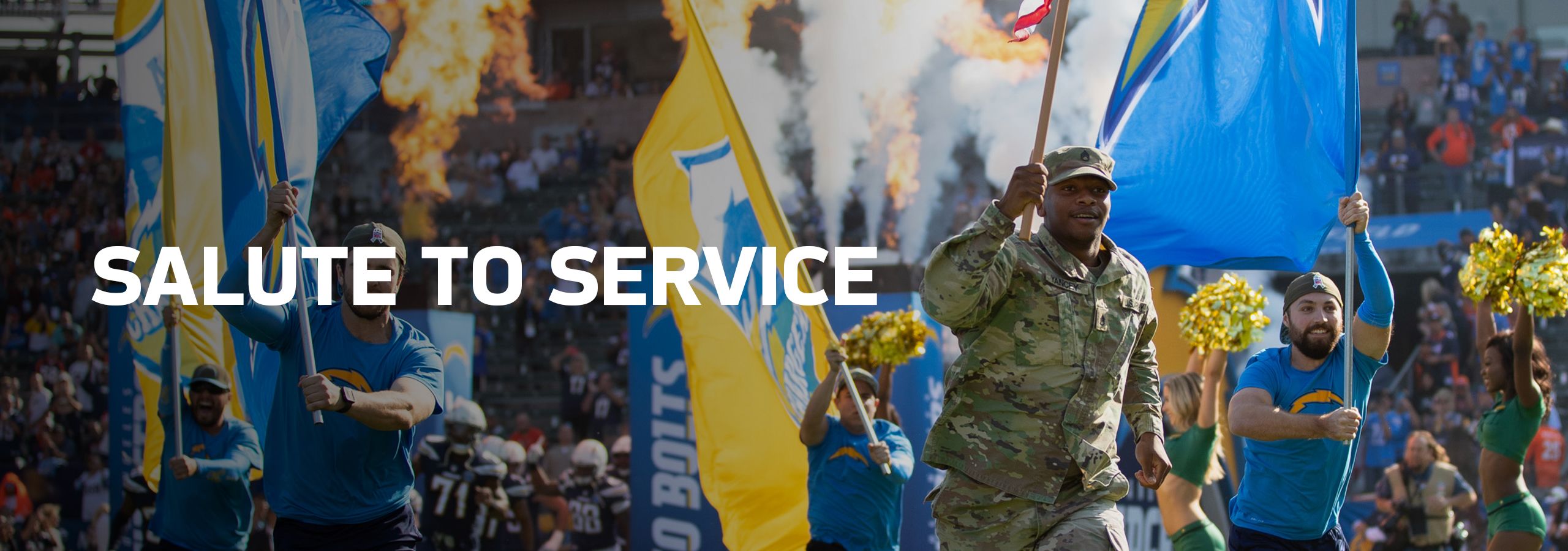 La chargers salute cheap to service