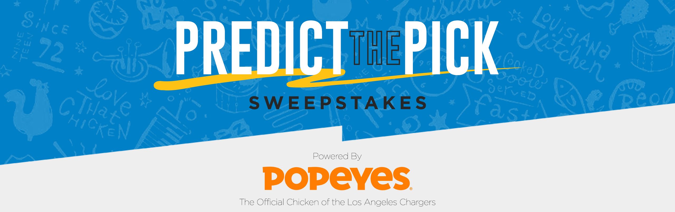 Predict the Pick Sweepstakes  Los Angeles Chargers 